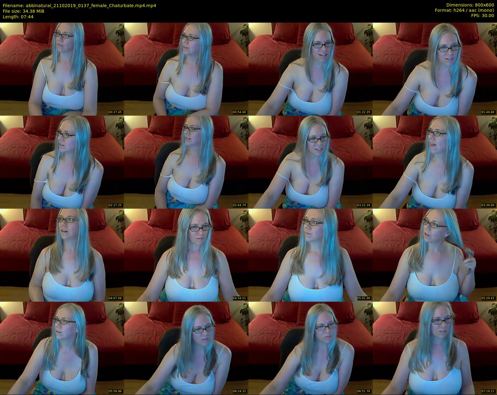 abbinatural — 8 minute Chaturbate female cam show recording, 480p, Oct 21, 2019