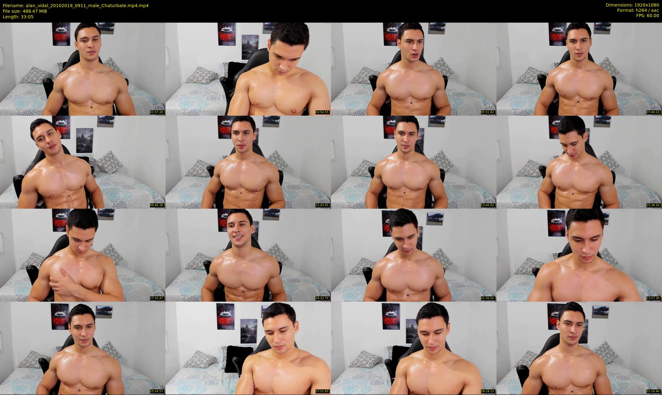 alan_vidal — 34 minute Chaturbate male cam show recording, 1080p, Oct 20, 2019
