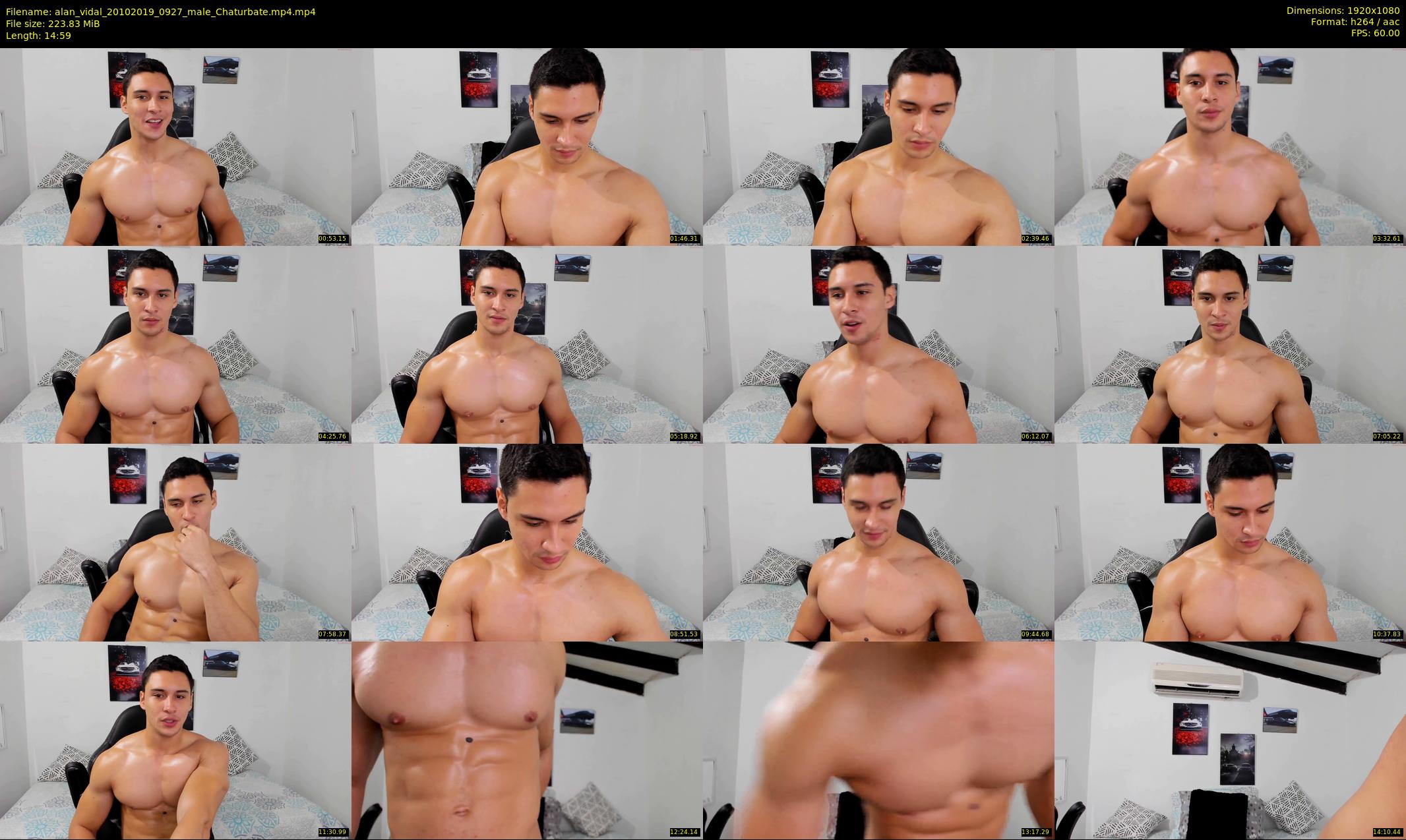 alan_vidal — 15 minute Chaturbate male cam show recording, 1080p, Oct 20, 2019