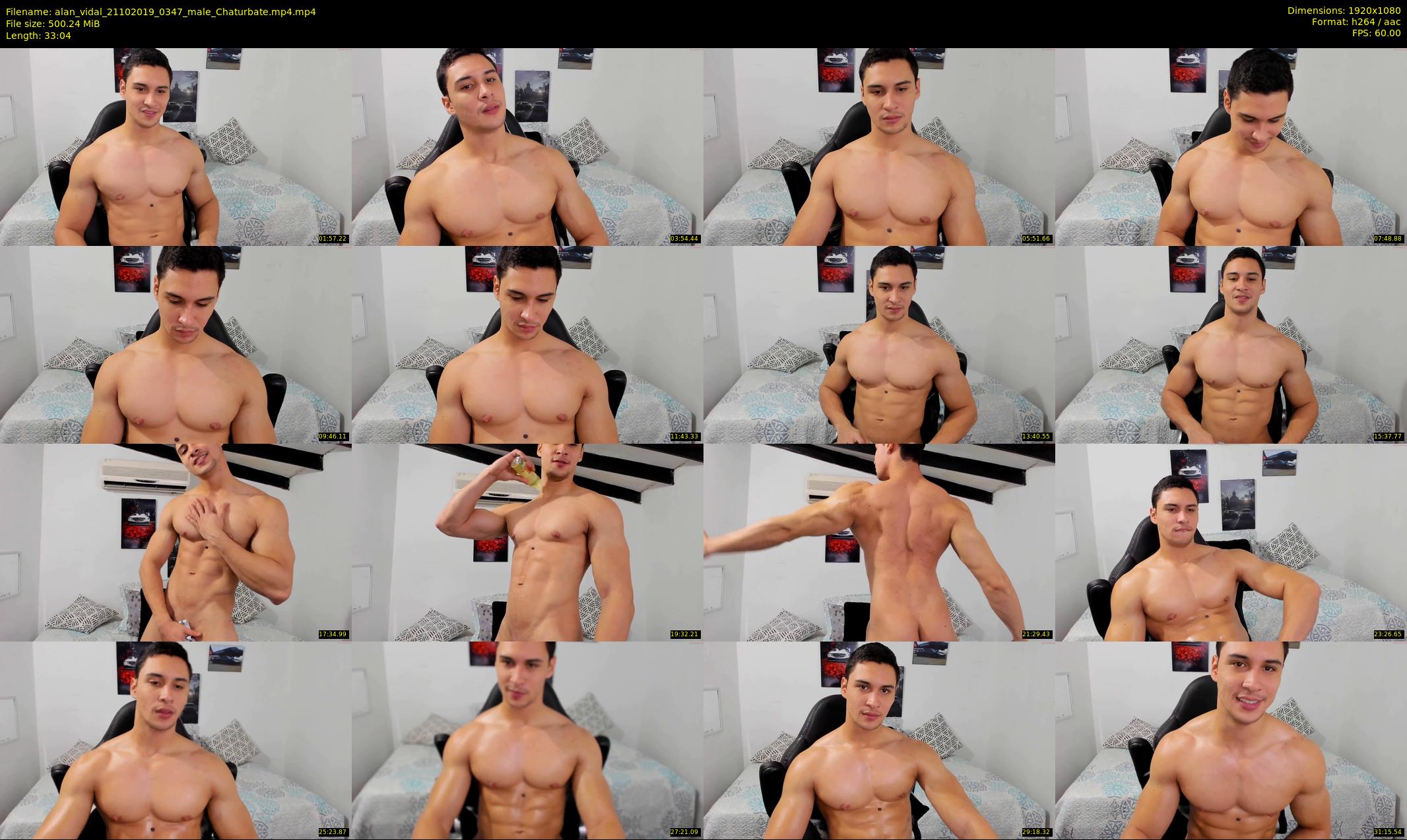 alan_vidal — 34 minute Chaturbate male cam show recording, 1080p, Oct 21, 2019