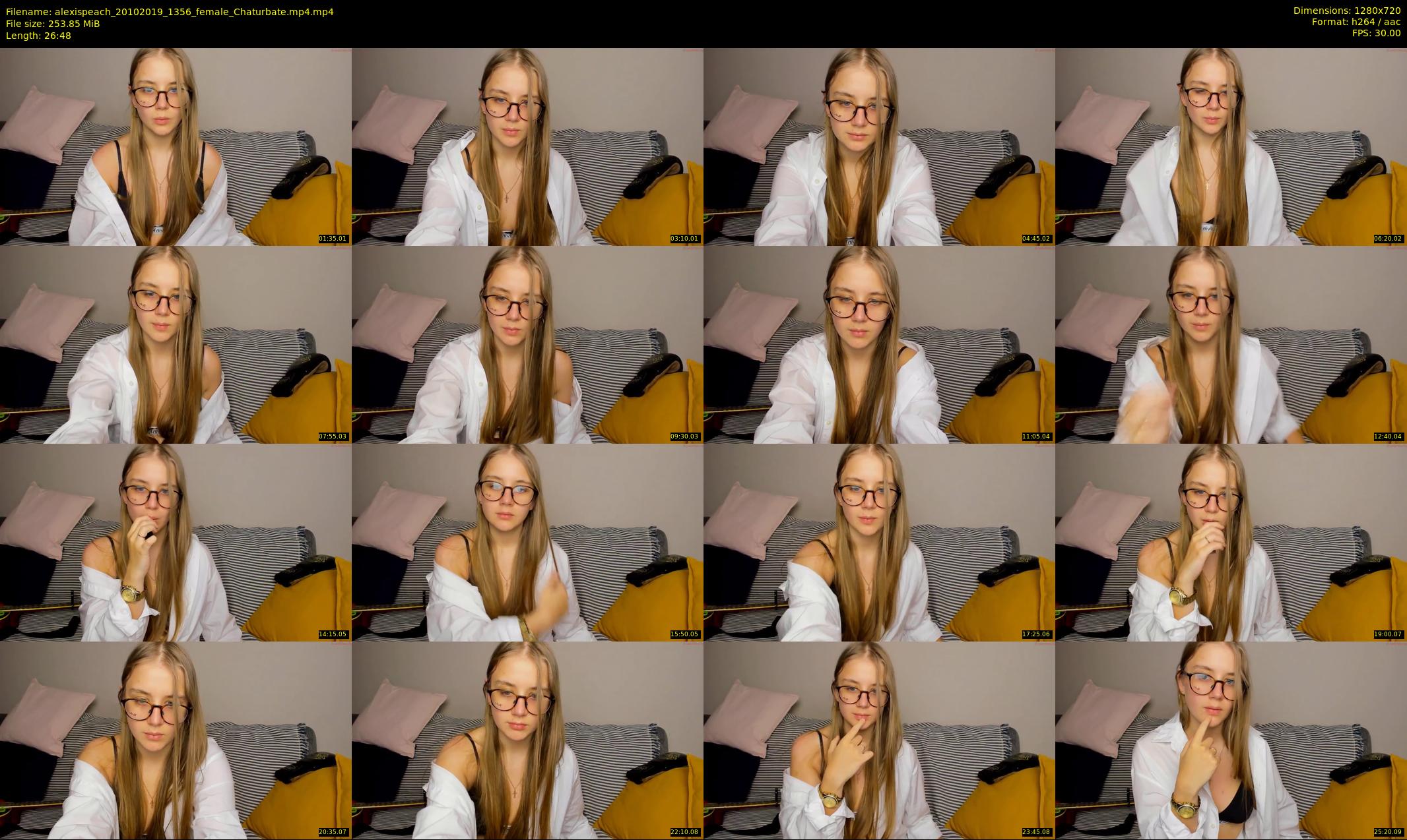 alexispeach — 27 minute Chaturbate female cam show recording, 720p, Oct 20, 2019