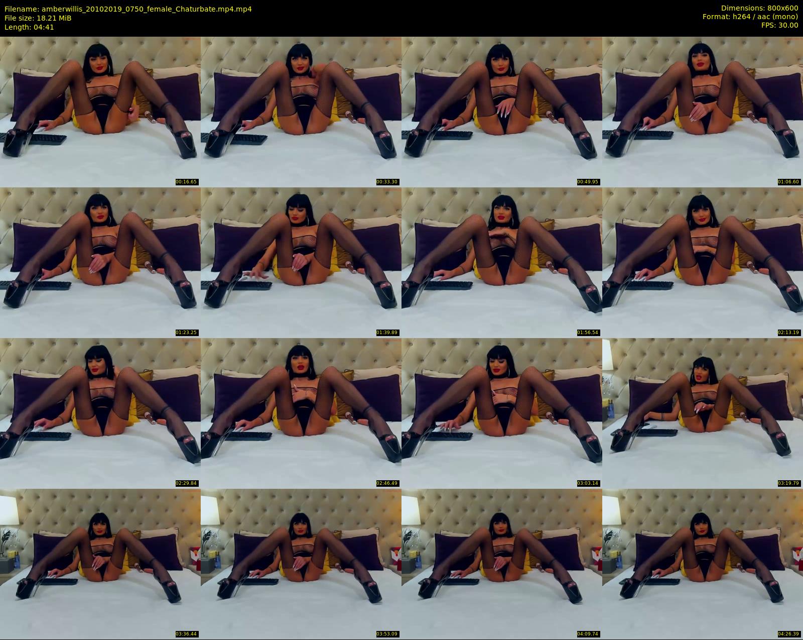 amberwillis — 5 minute Chaturbate female cam show recording, 480p, Oct 20, 2019