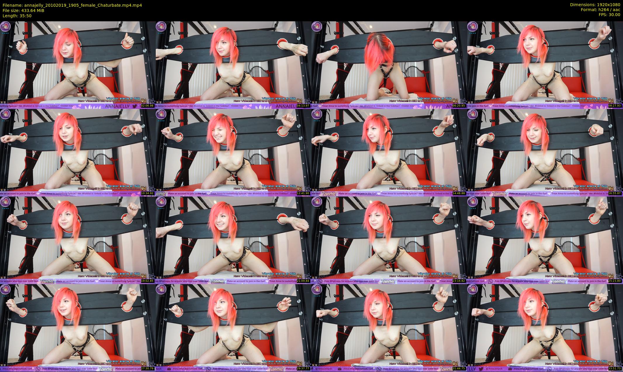 annajelly — 36 minute Chaturbate couple cam show recording, 1080p, Oct 20, 2019
