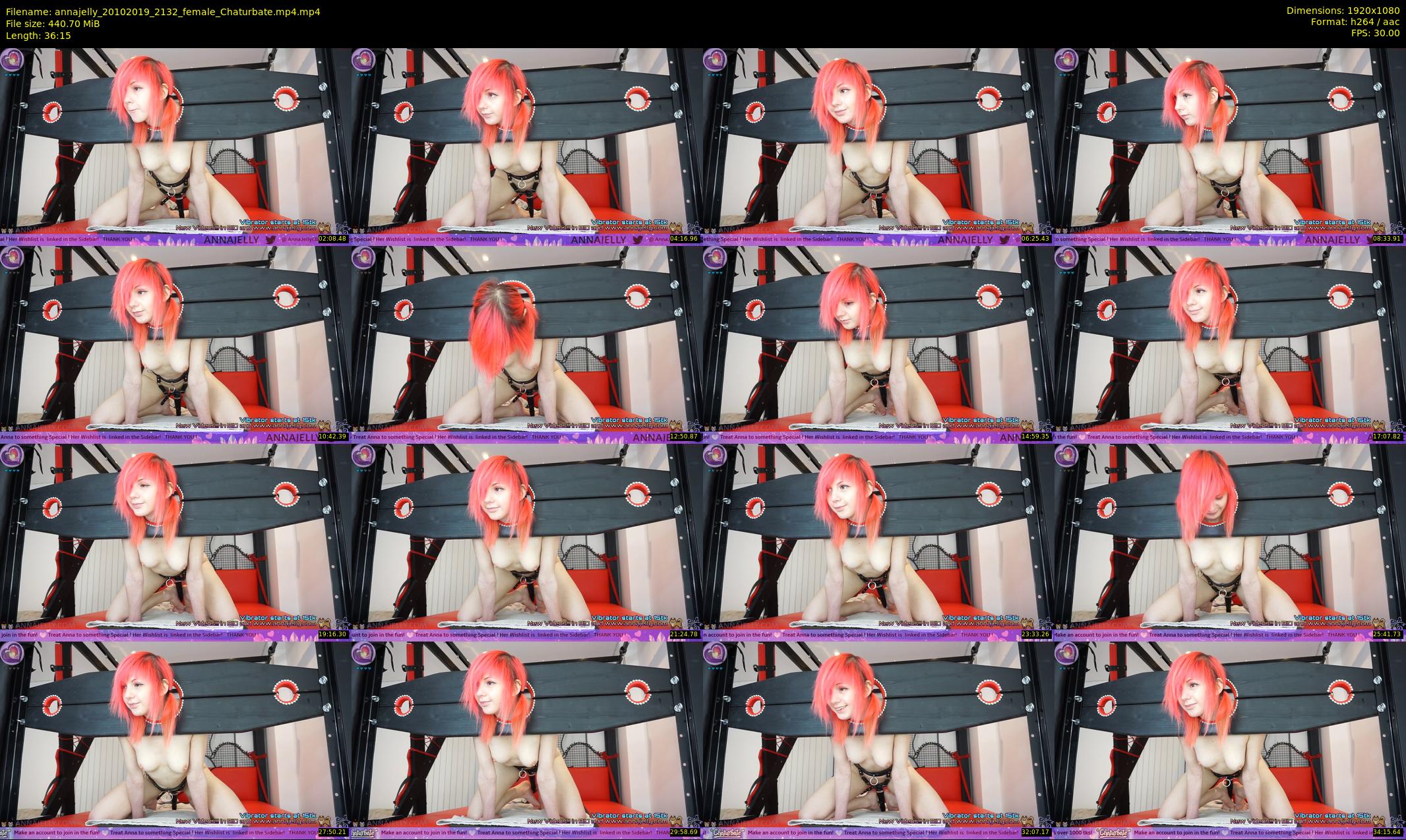 annajelly — 37 minute Chaturbate couple cam show recording, 1080p, Oct 20, 2019