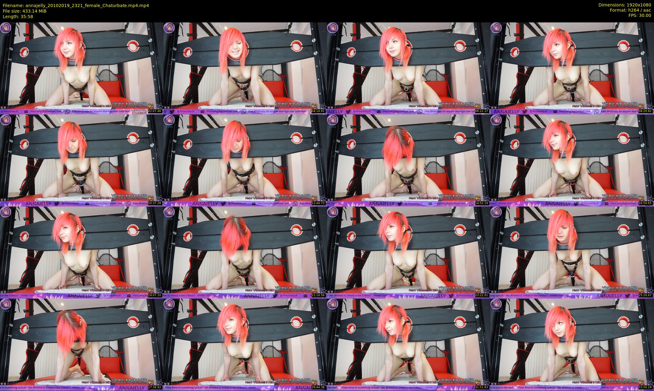 annajelly — 36 minute Chaturbate couple cam show recording, 1080p, Oct 20, 2019