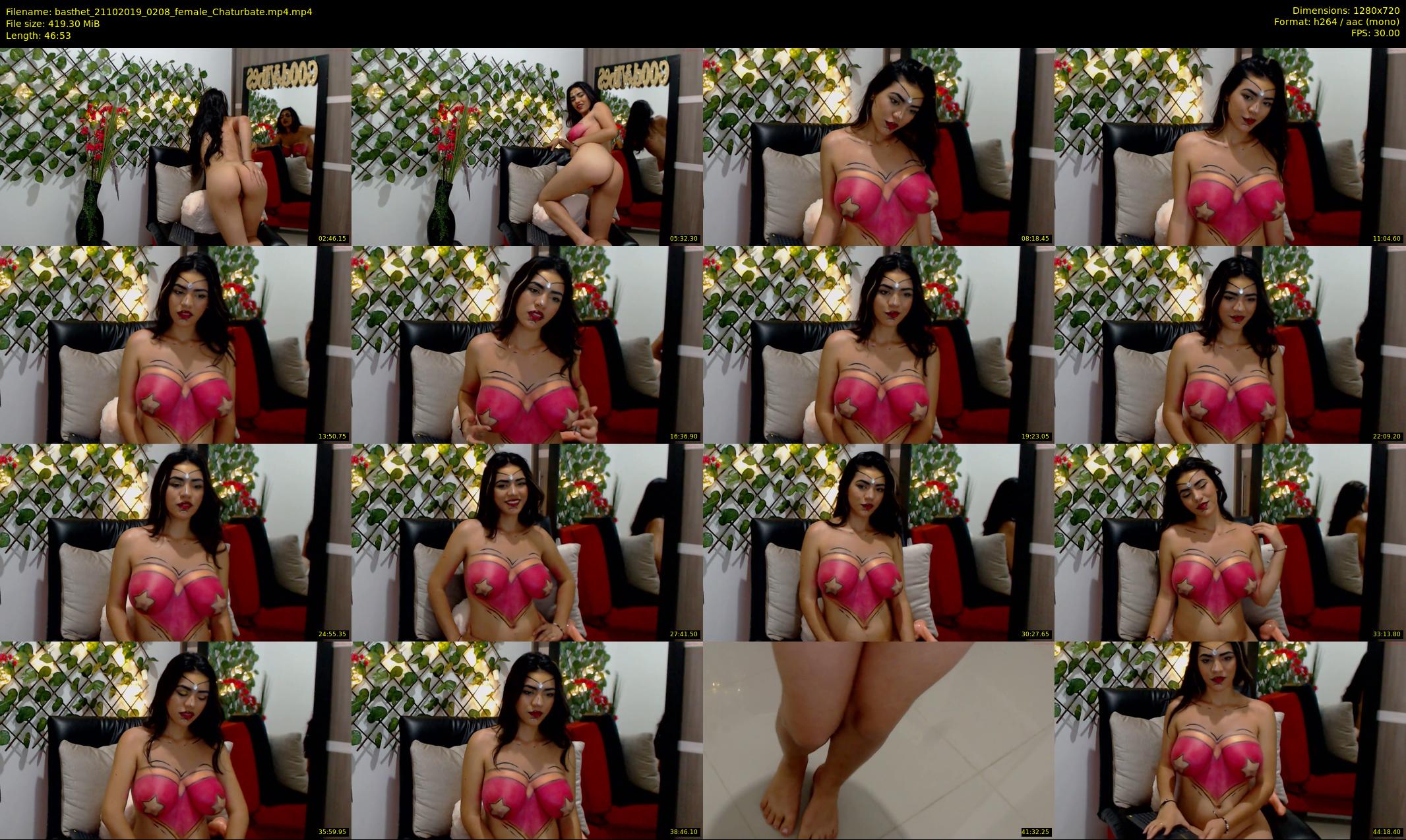 basthet — 47 minute Chaturbate female cam show recording, 720p, Oct 21, 2019