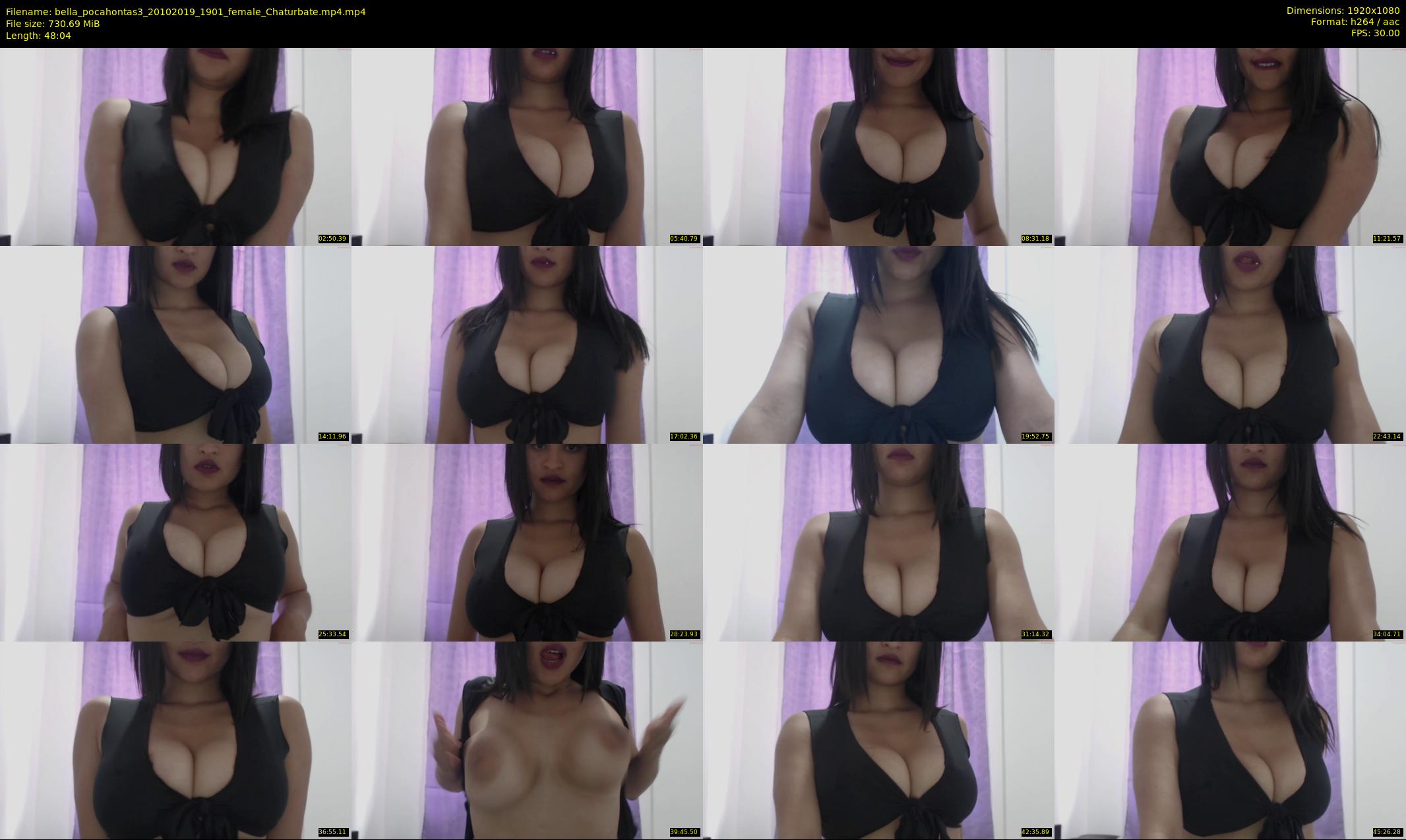 bella_pocahontas3 — 49 minute Chaturbate female cam show recording, 1080p, Oct 20, 2019