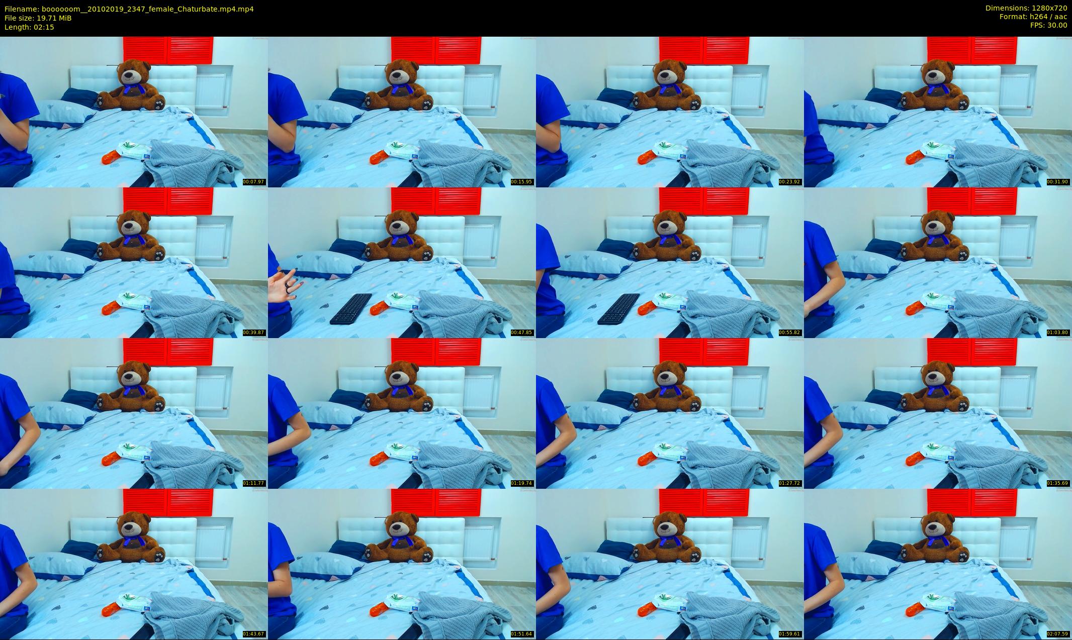 boooooom_ — 3 minute Chaturbate female cam show recording, 720p, Oct 20, 2019