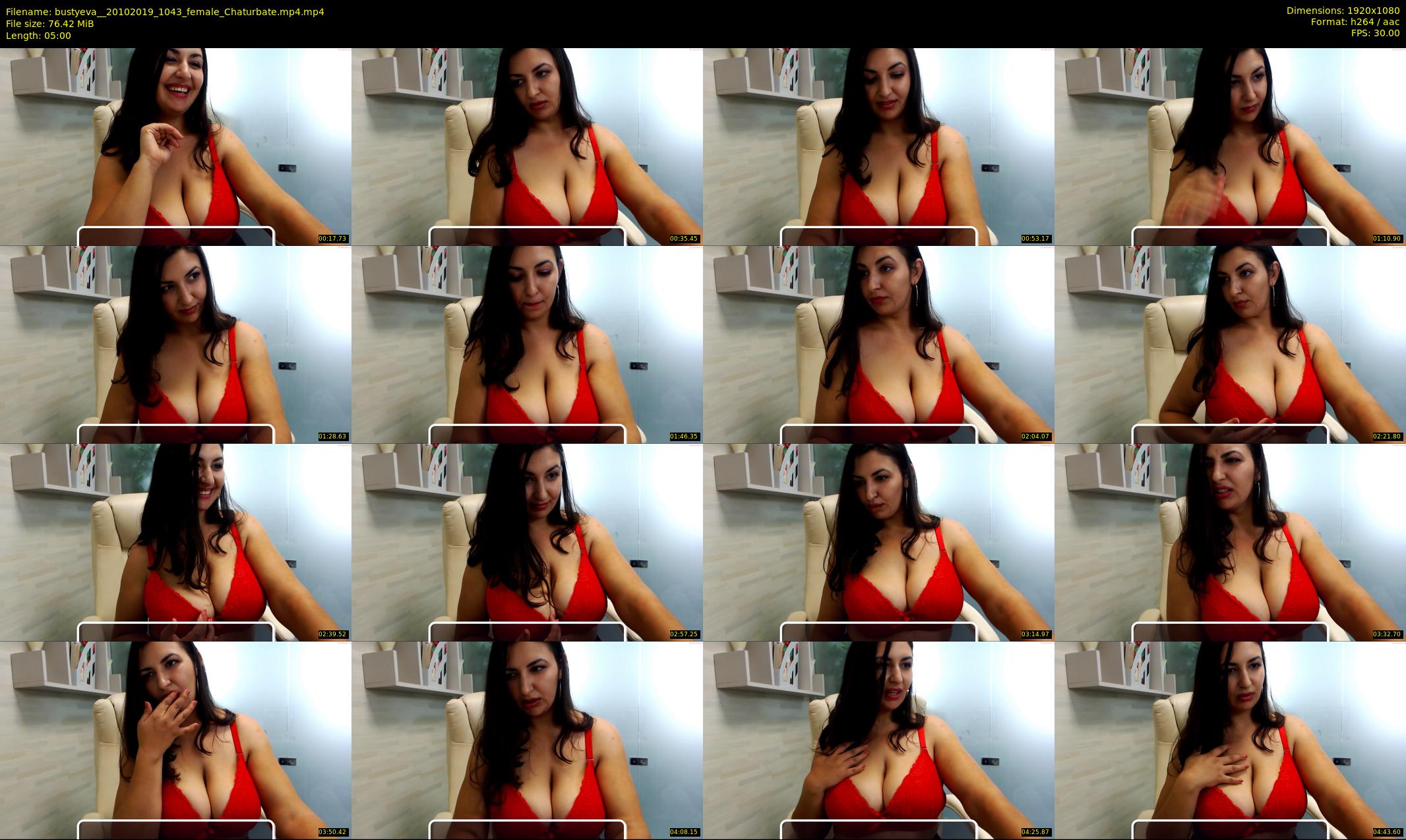 bustyeva_ — 5 minute Chaturbate female cam show recording, 1080p, Oct 20, 2019
