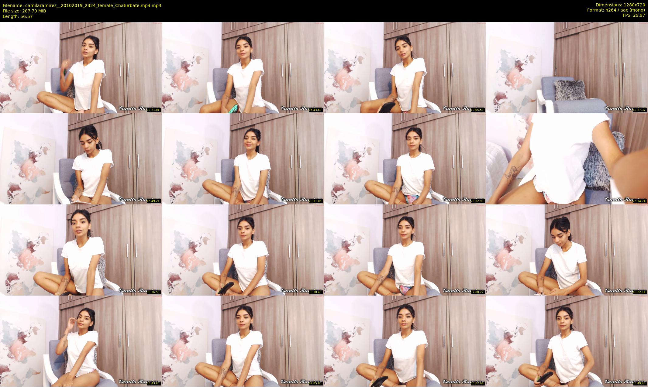 camilaramirez_ — 57 minute Chaturbate female cam show recording, 720p, Oct 20, 2019