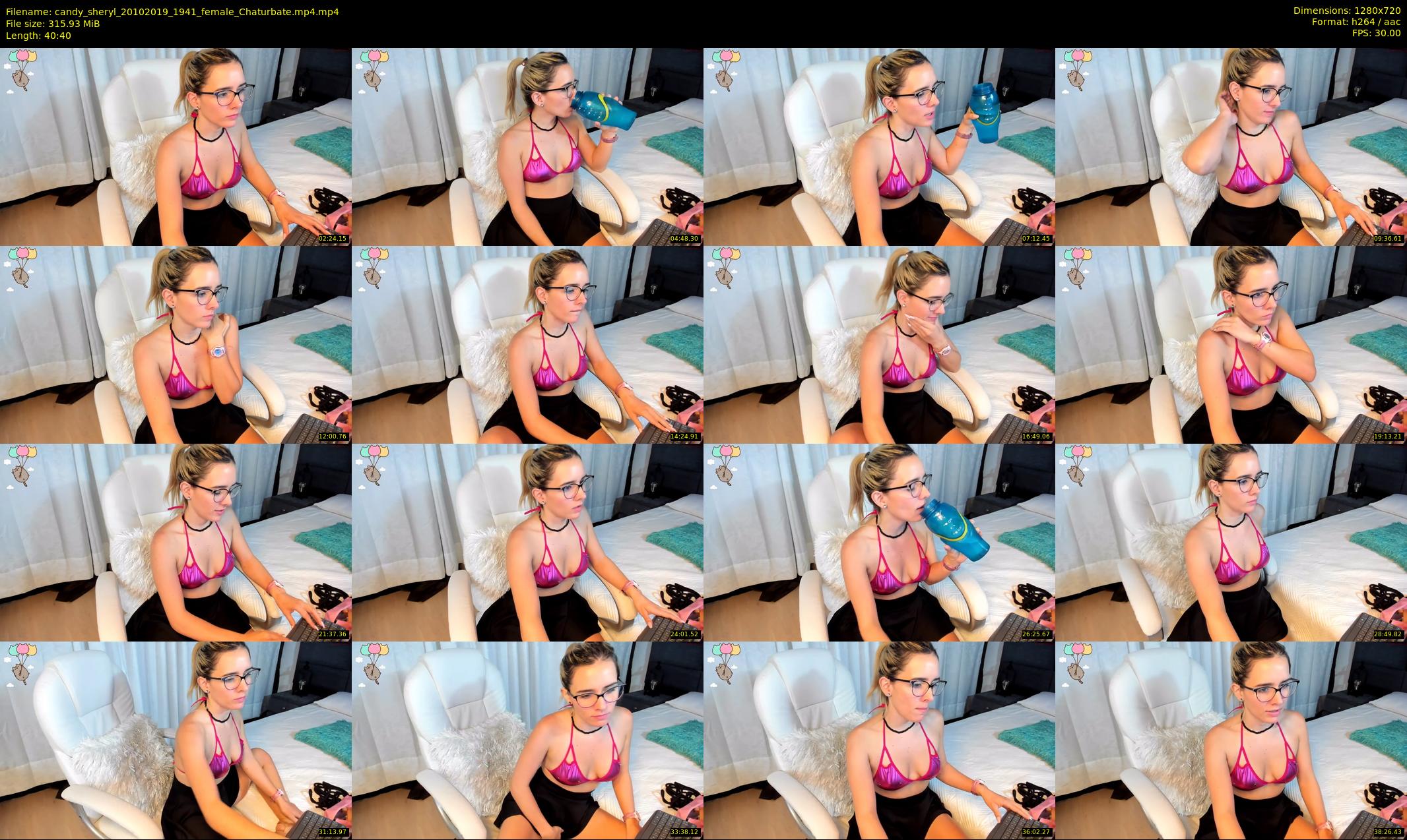 candy_sheryl — 41 minute Chaturbate female cam show recording, 720p, Oct 20, 2019