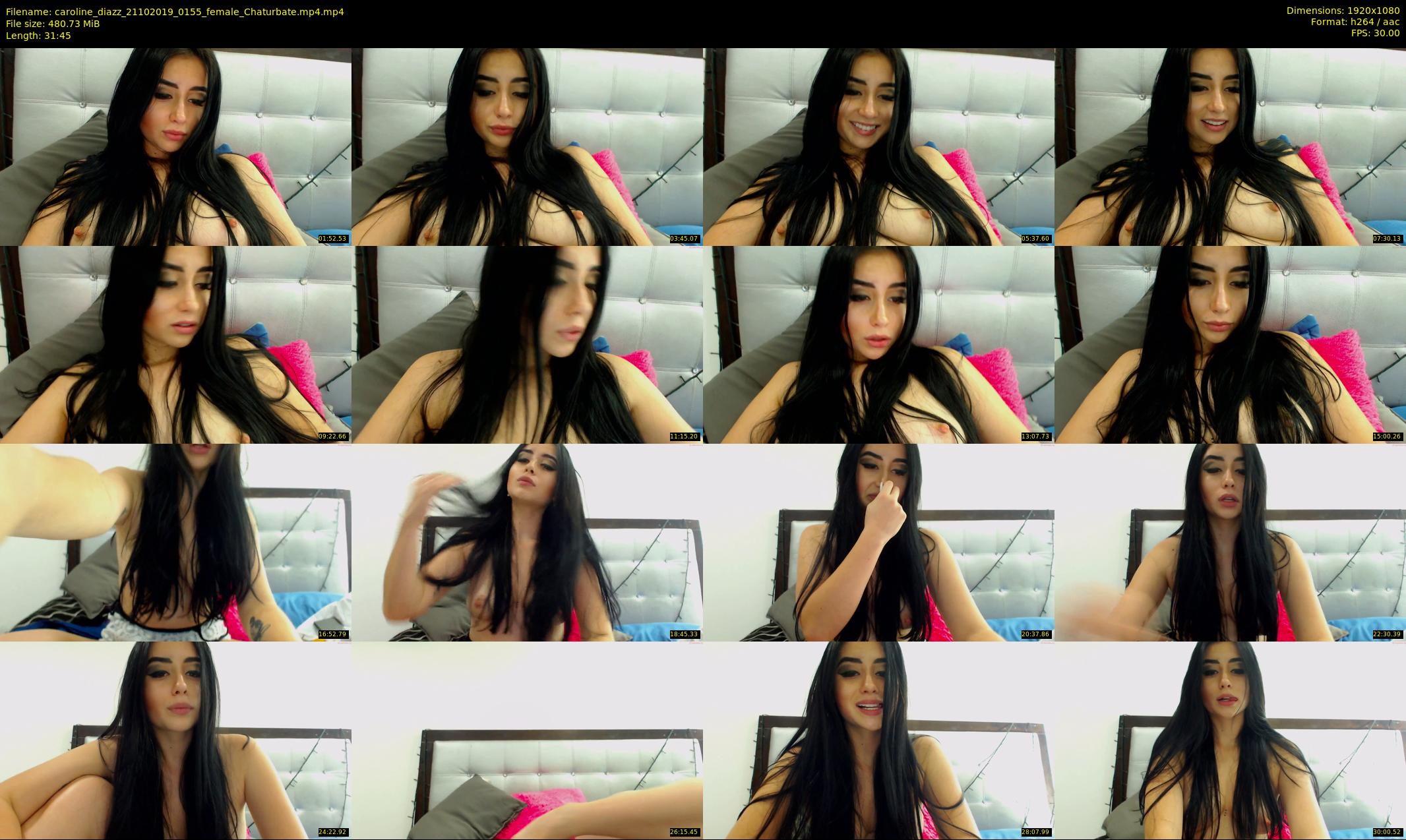 caroline_diazz — 32 minute Chaturbate female cam show recording, 1080p, Oct 21, 2019