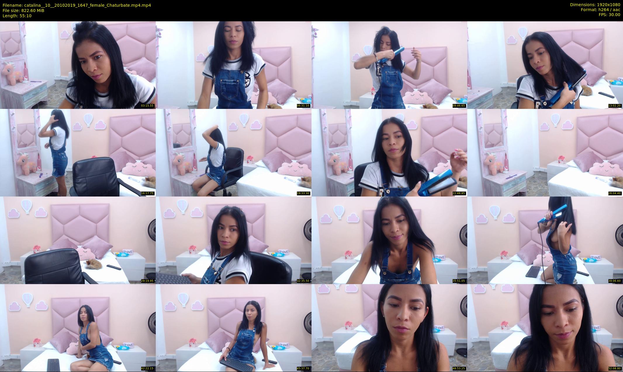 catalina__10_ — 56 minute Chaturbate female cam show recording, 1080p, Oct 20, 2019