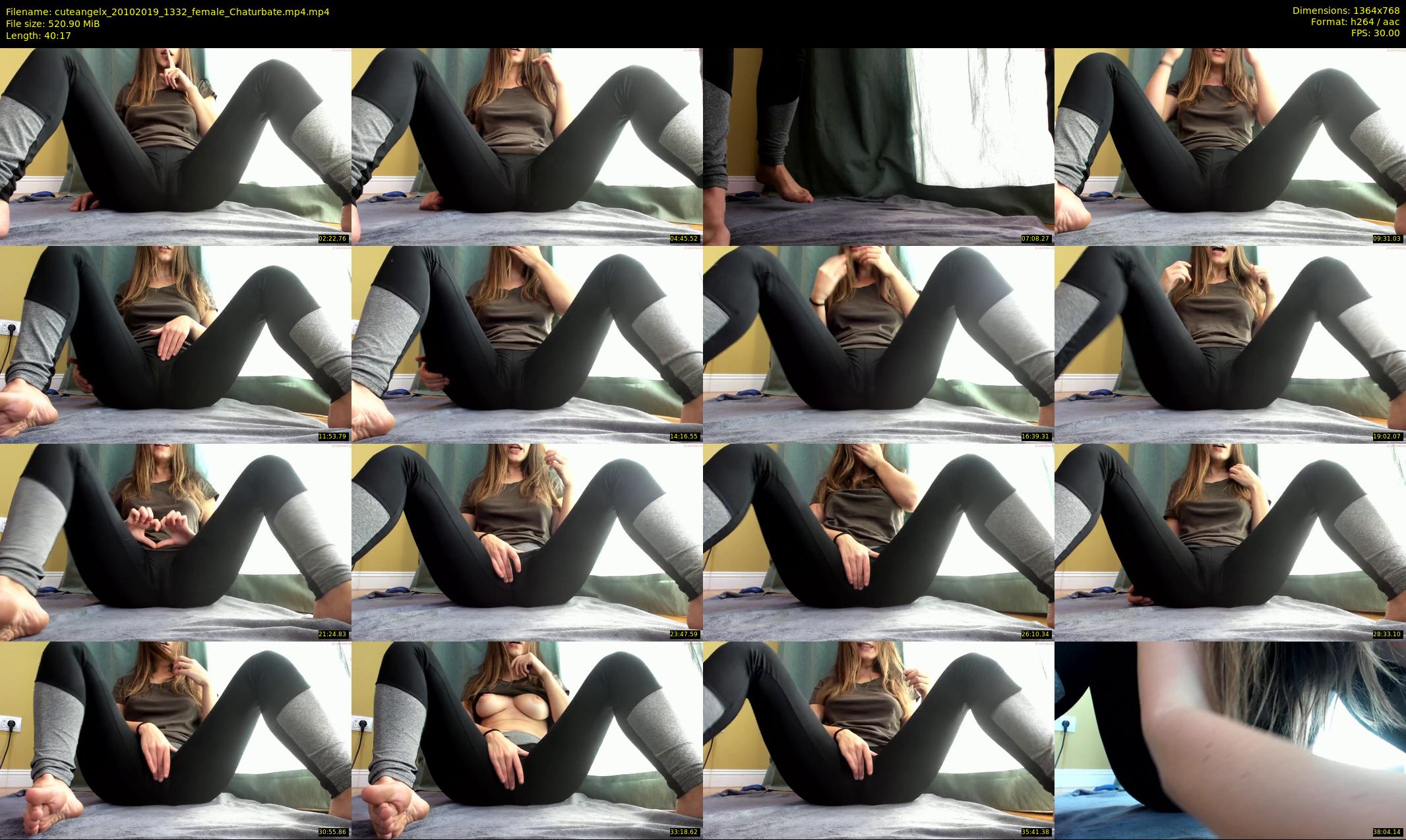 cuteangelx — 41 minute Chaturbate female cam show recording, 720p, Oct 20, 2019