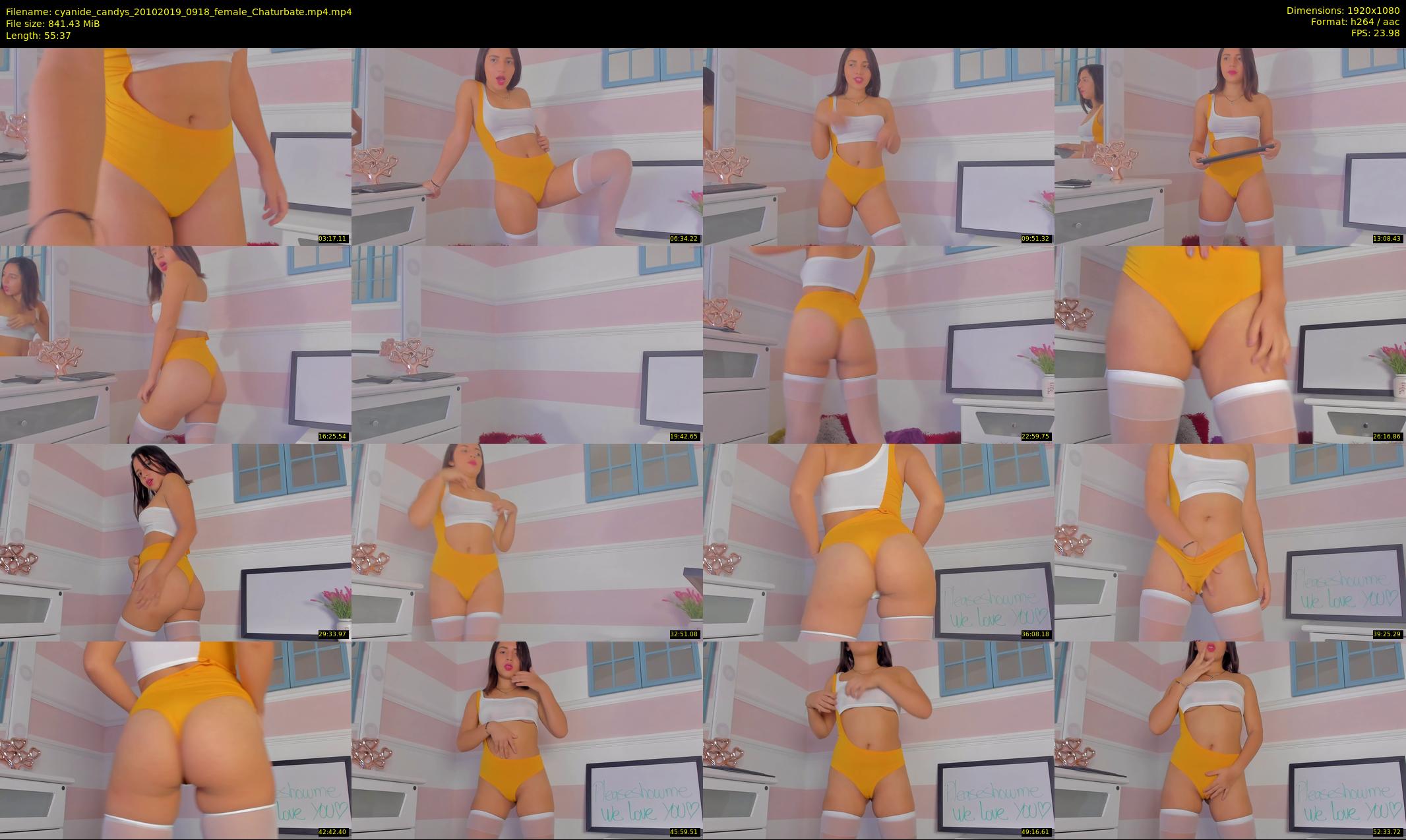 cyanide_candys — 56 minute Chaturbate female cam show recording, 1080p, Oct 20, 2019
