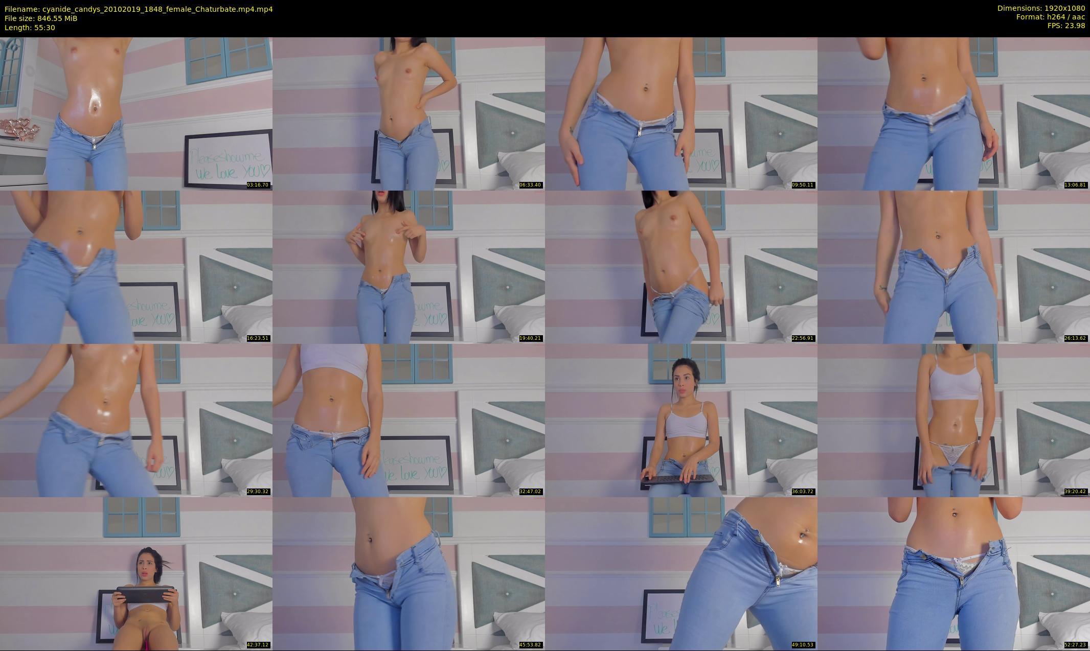 cyanide_candys — 56 minute Chaturbate female cam show recording, 1080p, Oct 20, 2019