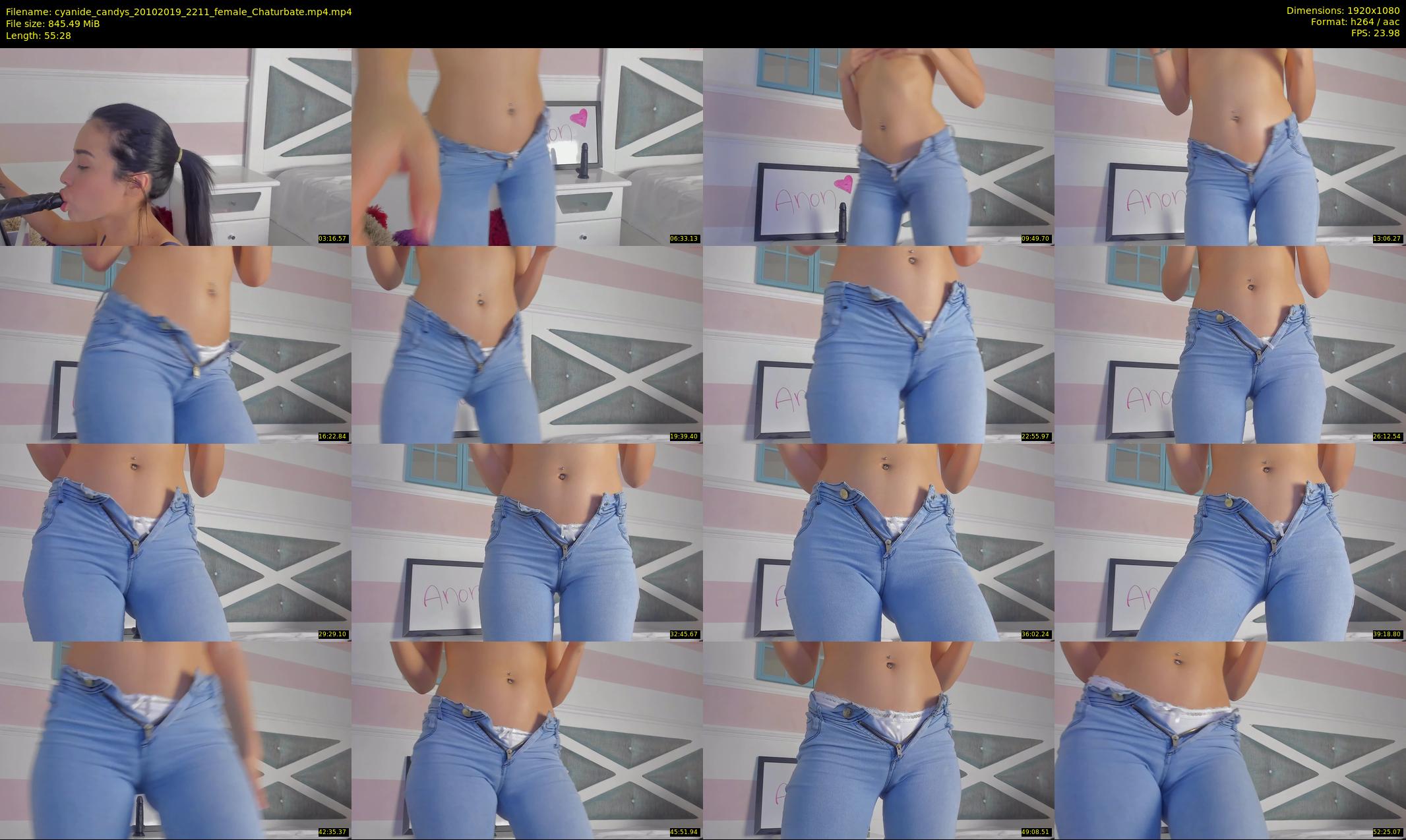 cyanide_candys — 56 minute Chaturbate female cam show recording, 1080p, Oct 20, 2019