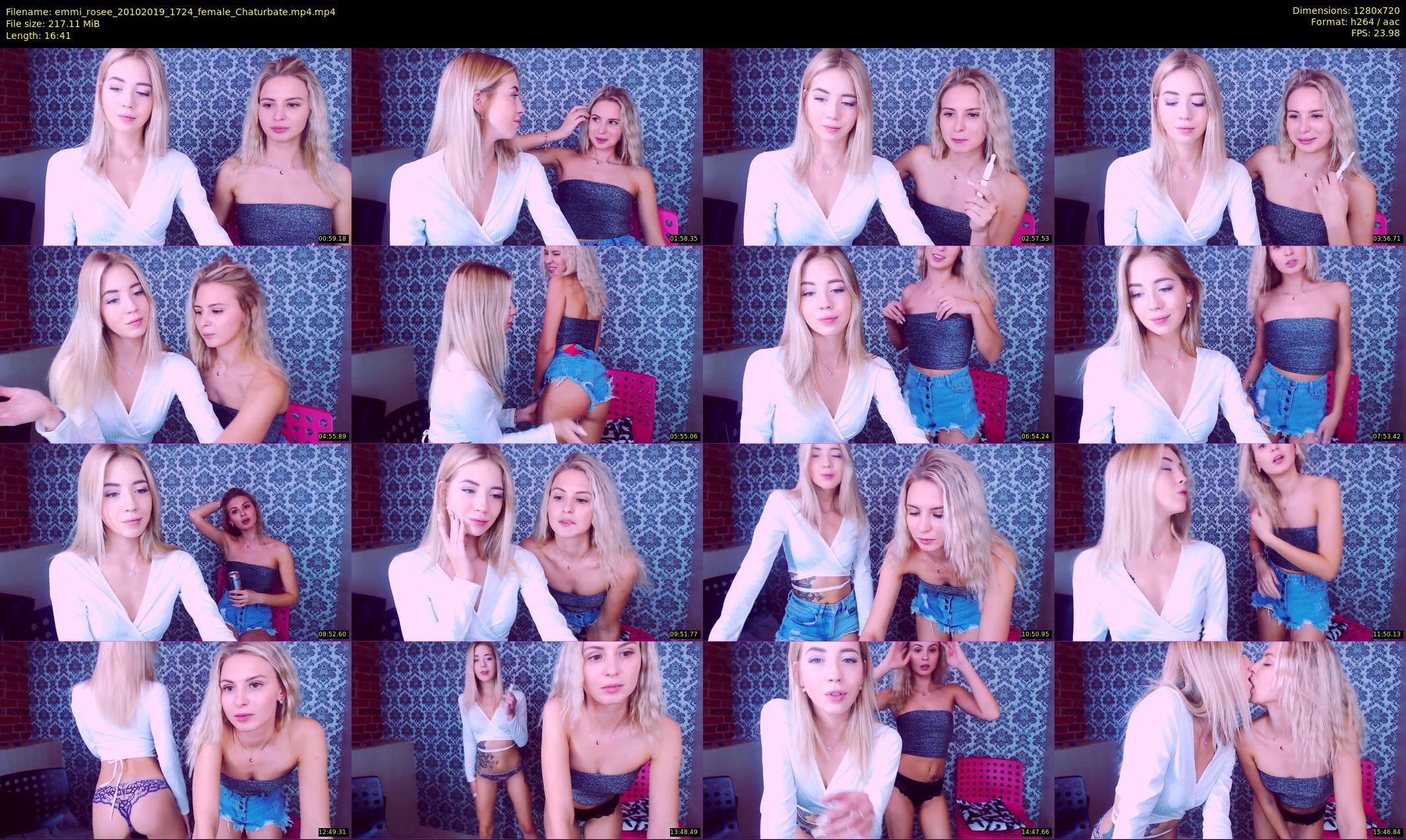 emmi_rosee — 17 minute Chaturbate female cam show recording, 720p, Oct 20, 2019