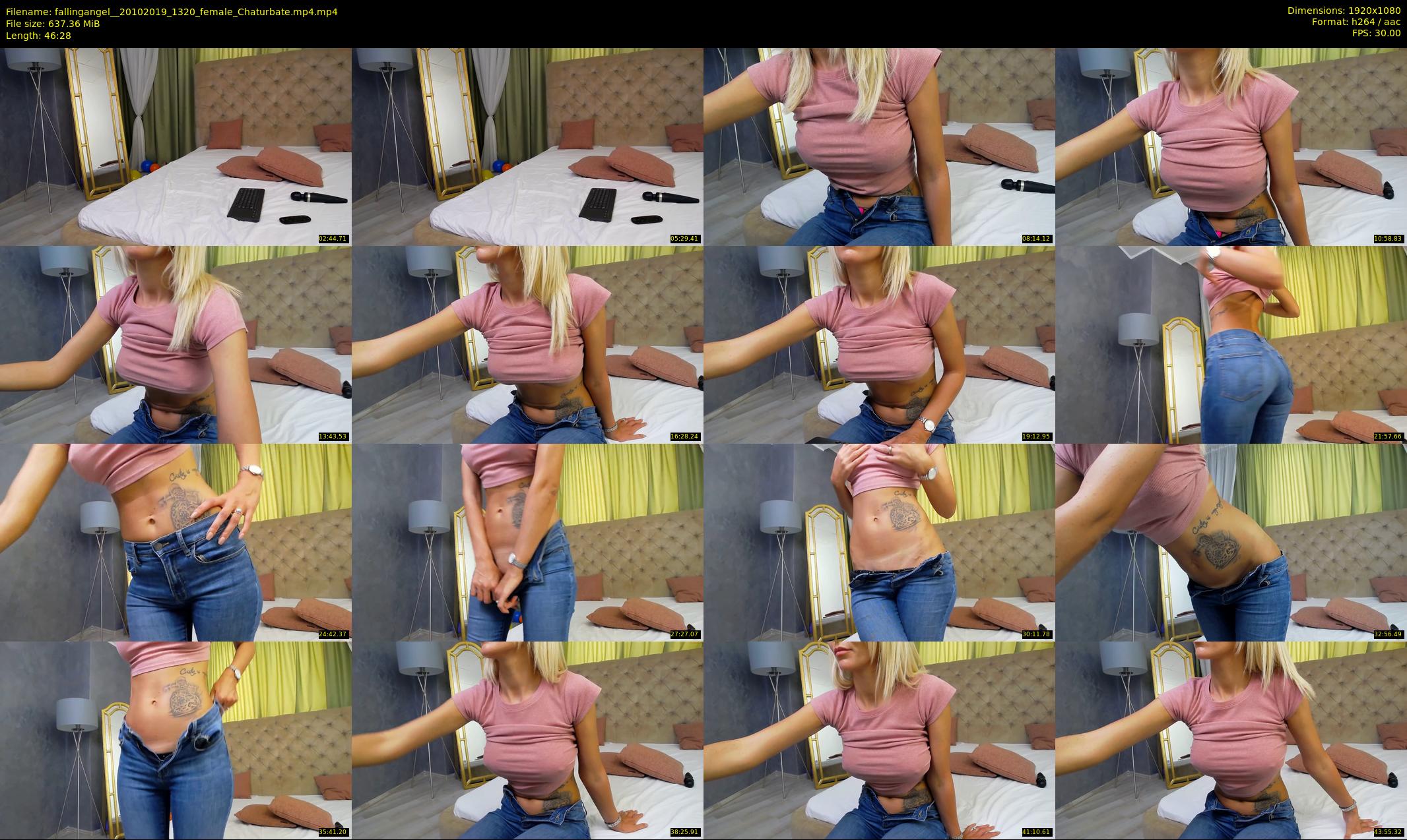 fallingangel_ — 47 minute Chaturbate female cam show recording, 1080p, Oct 20, 2019