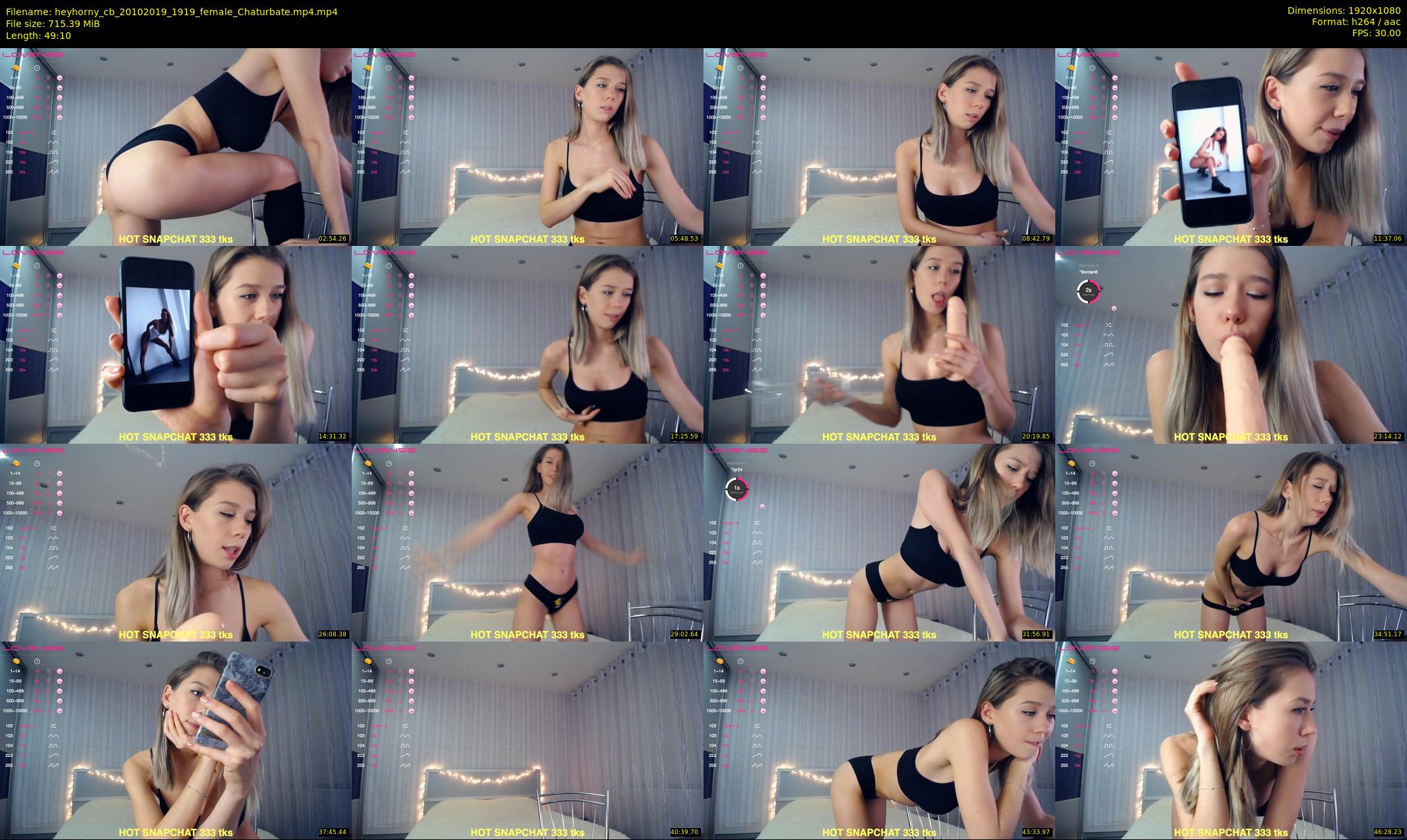 heyhorny_cb — 50 minute Chaturbate couple cam show recording, 1080p, Oct 20, 2019