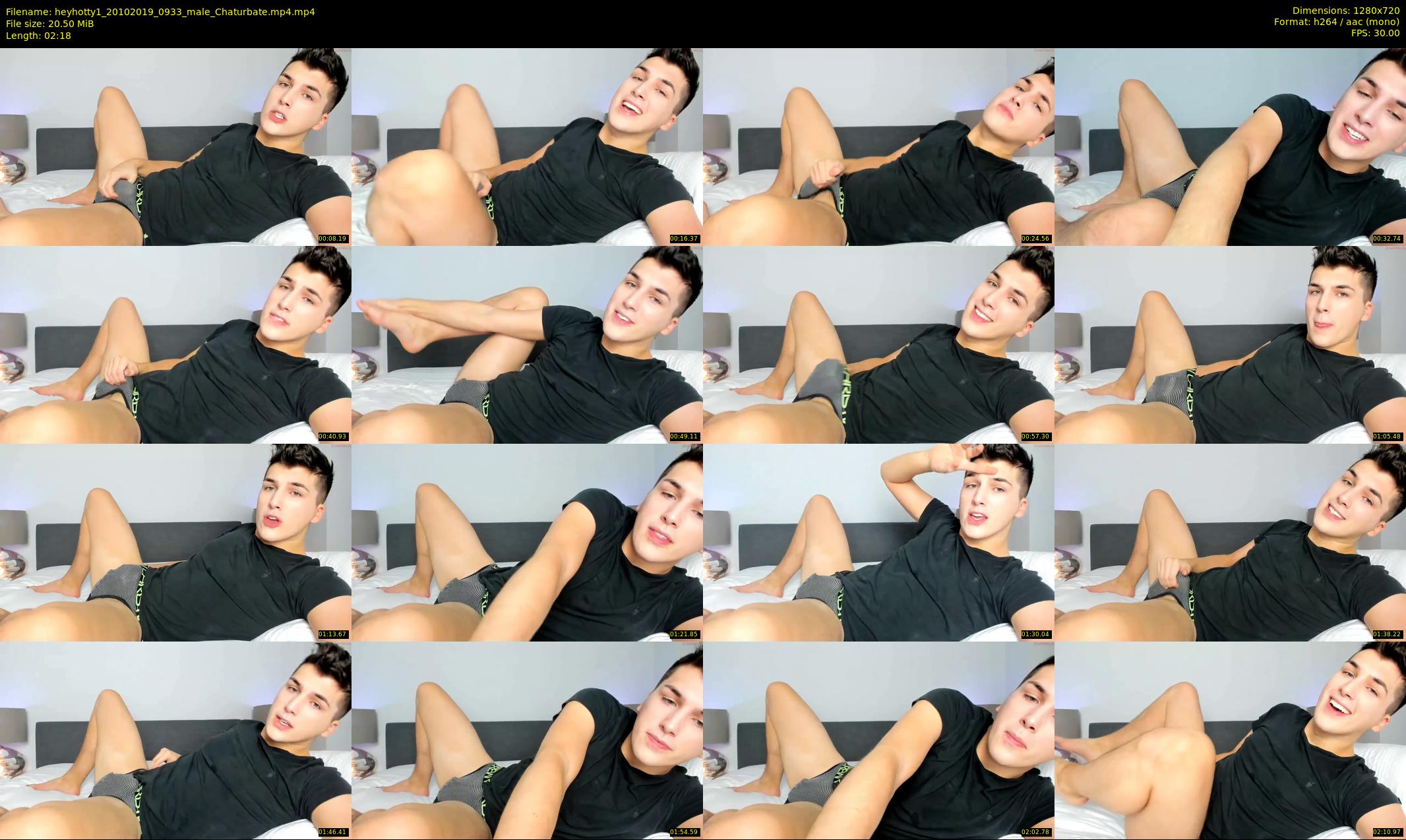 heyhotty1 — 3 minute Chaturbate male cam show recording, 720p, Oct 20, 2019