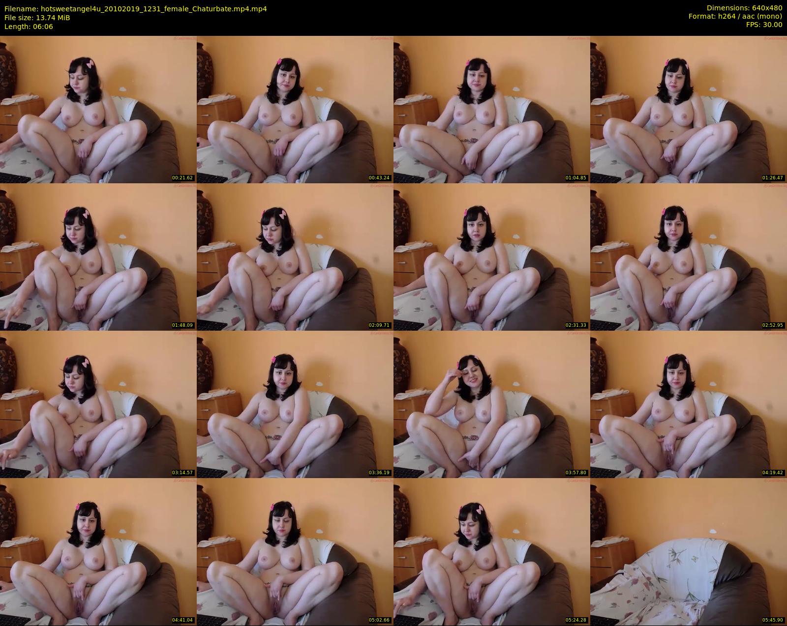 hotsweetangel4u — 7 minute Chaturbate female cam show recording, 480p, Oct 20, 2019