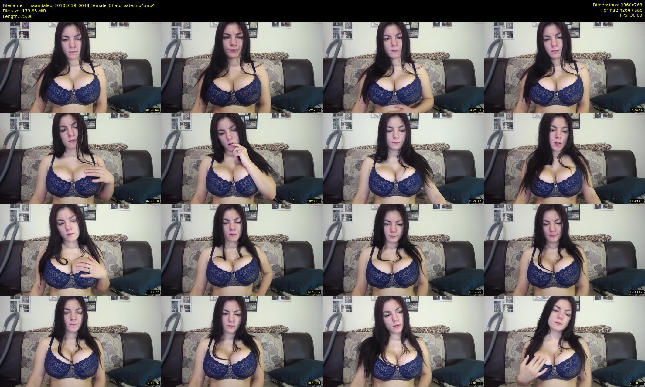 irinaandalex — 25 minute Chaturbate couple cam show recording, 720p, Oct 20, 2019