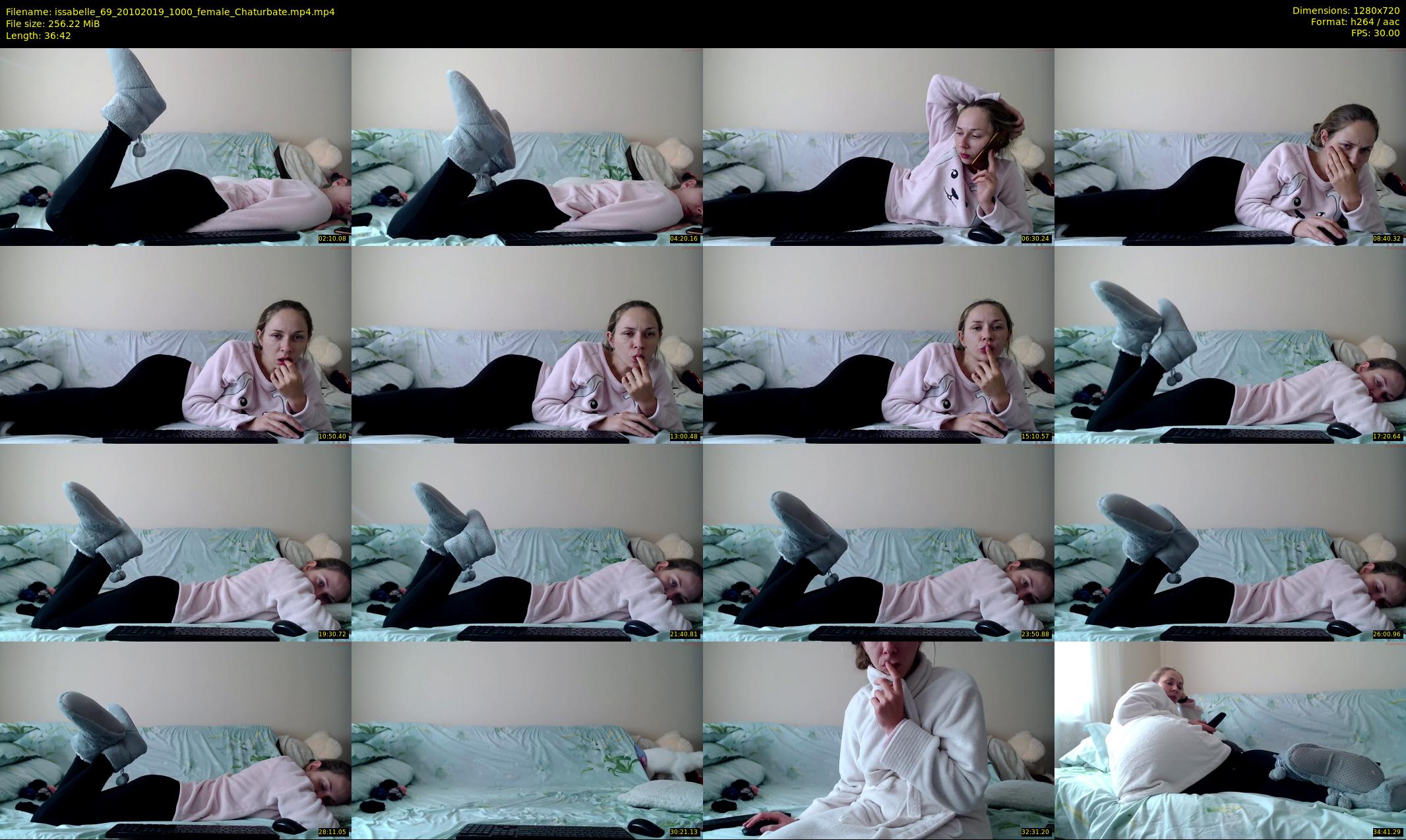 issabelle_69 — 37 minute Chaturbate couple cam show recording, 720p, Oct 20, 2019