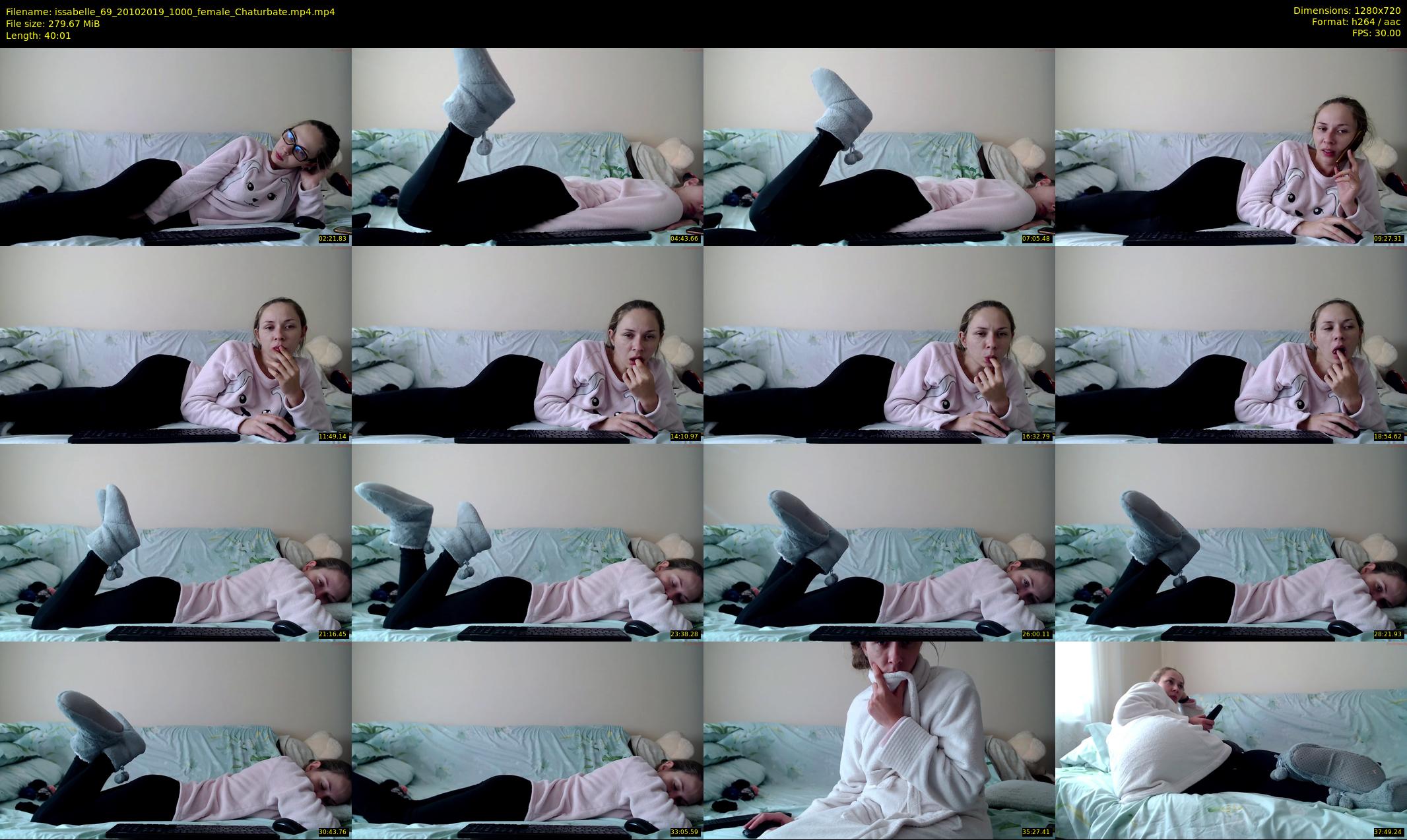 issabelle_69 — 41 minute Chaturbate couple cam show recording, 720p, Oct 20, 2019