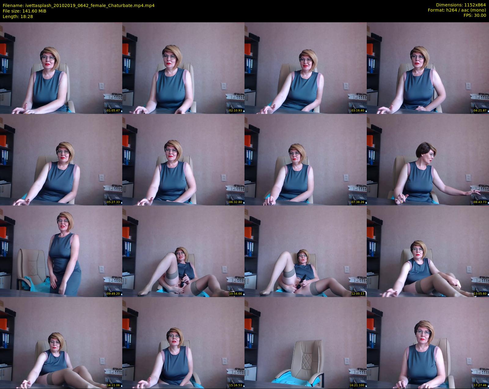 ivettasplash — 19 minute Chaturbate female cam show recording, 720p, Oct 20, 2019