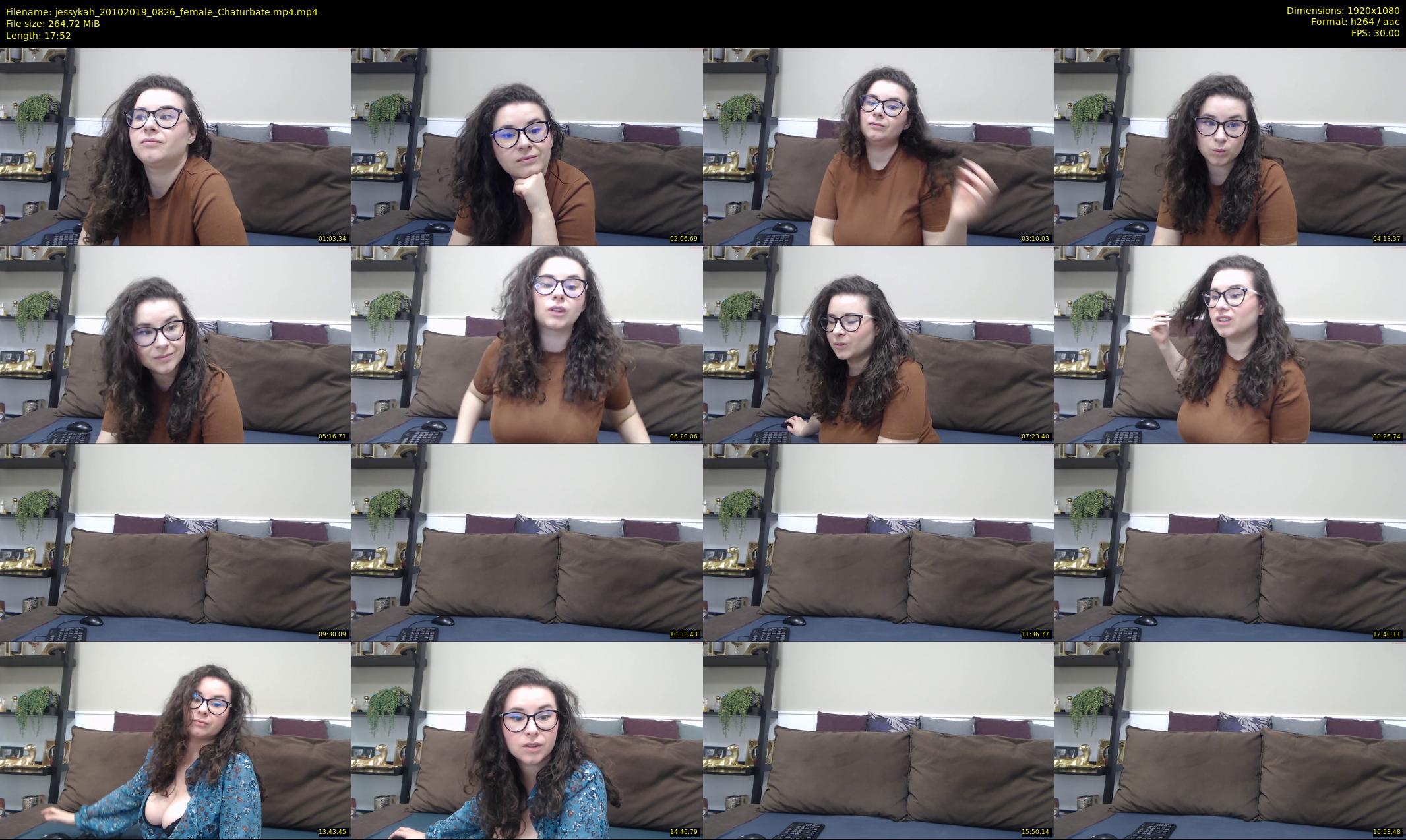 jessykah — 18 minute Chaturbate female cam show recording, 1080p, Oct 20, 2019