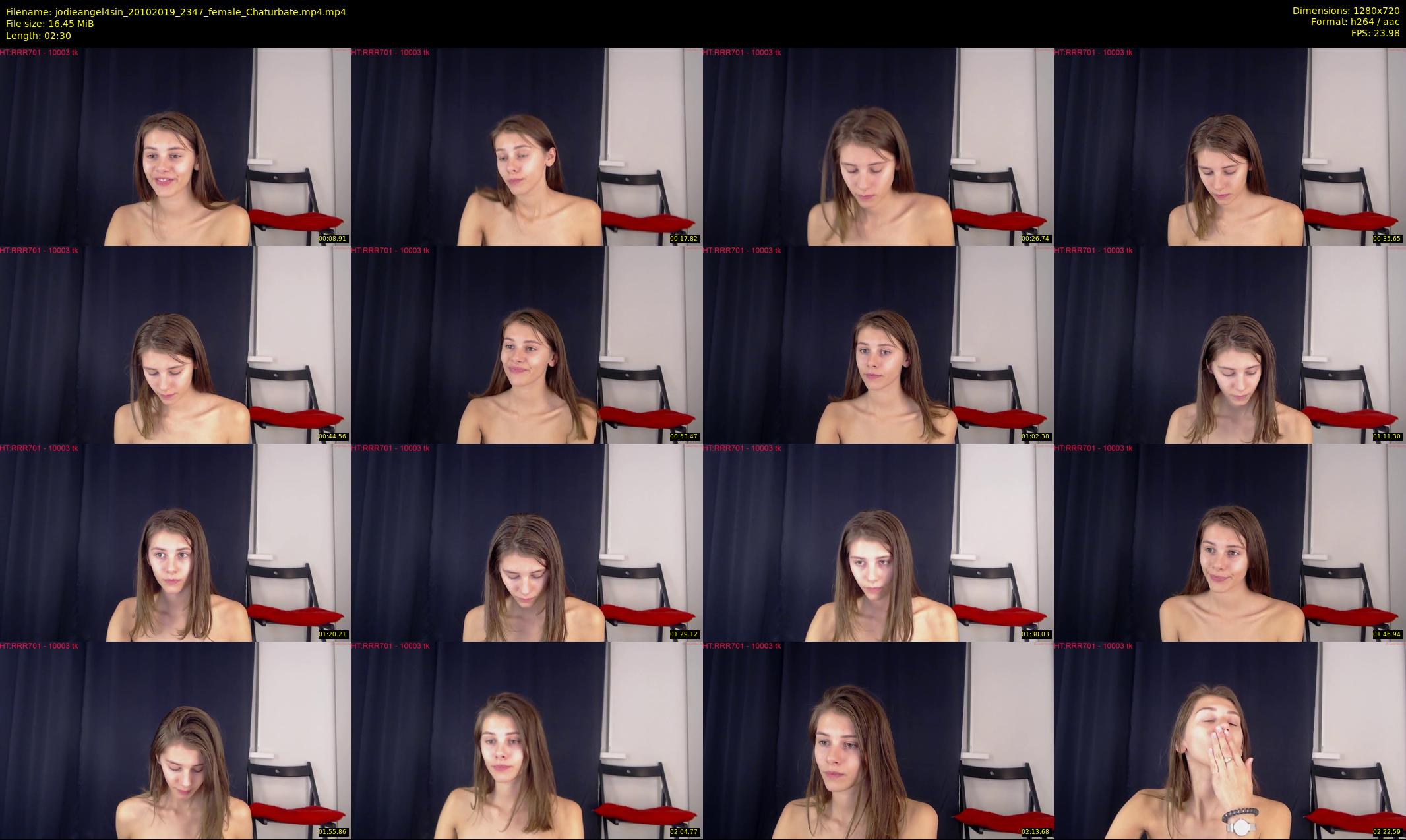 jodieangel4sin — 3 minute Chaturbate female cam show recording, 720p, Oct 20, 2019