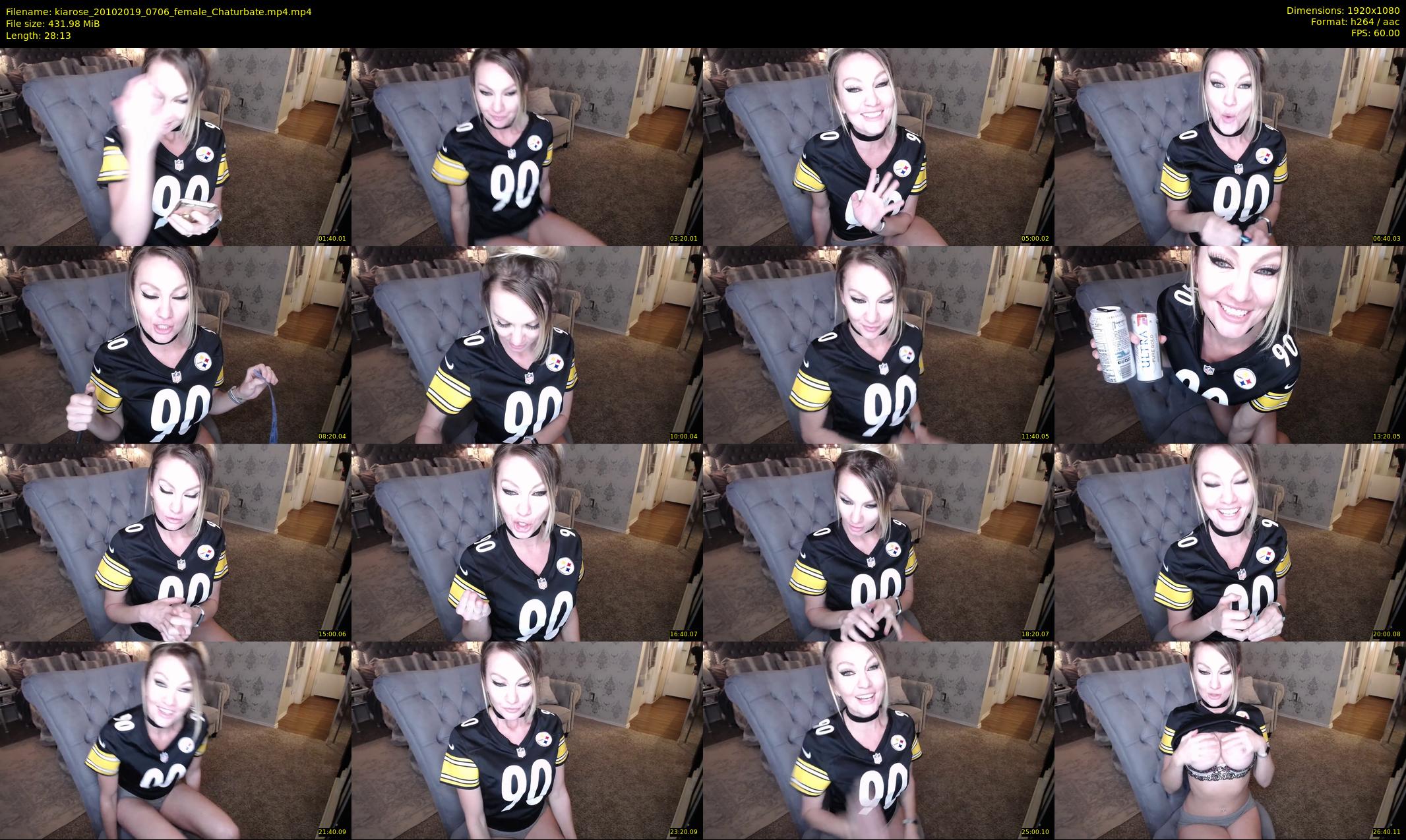 kiarose — 29 minute Chaturbate female cam show recording, 1080p, Oct 20, 2019