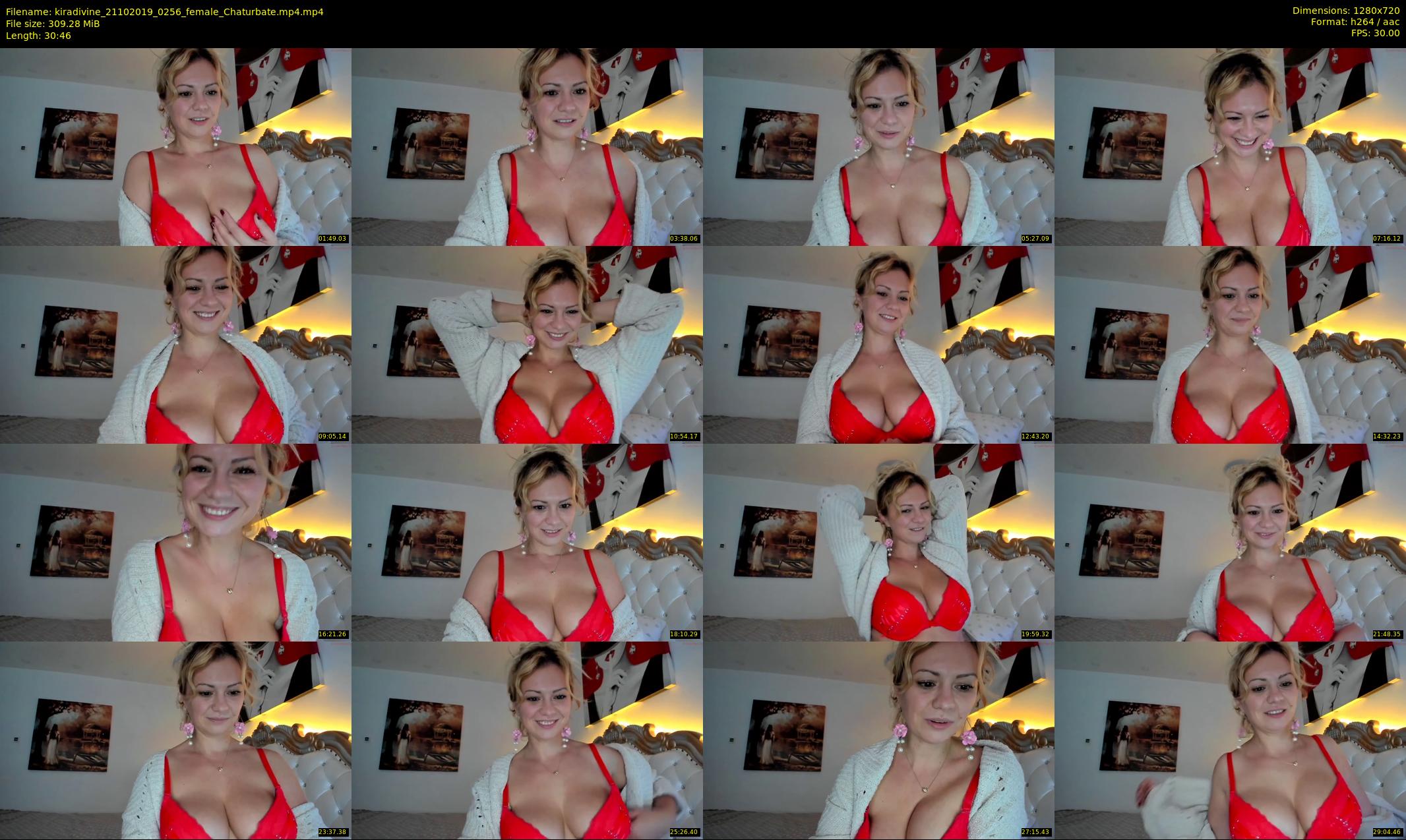 kiradivine — 31 minute Chaturbate female cam show recording, 720p, Oct 21, 2019