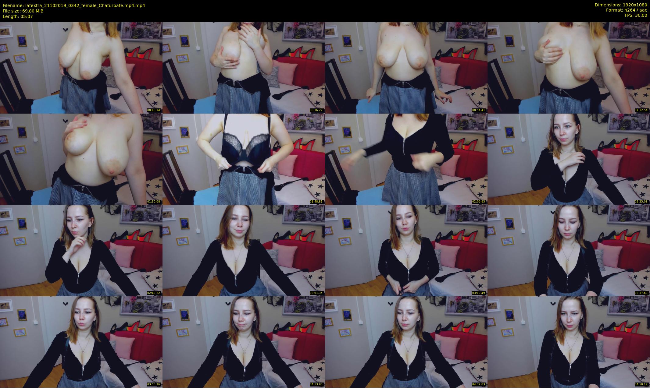 lafextra — 6 minute Chaturbate female cam show recording, 1080p, Oct 21, 2019