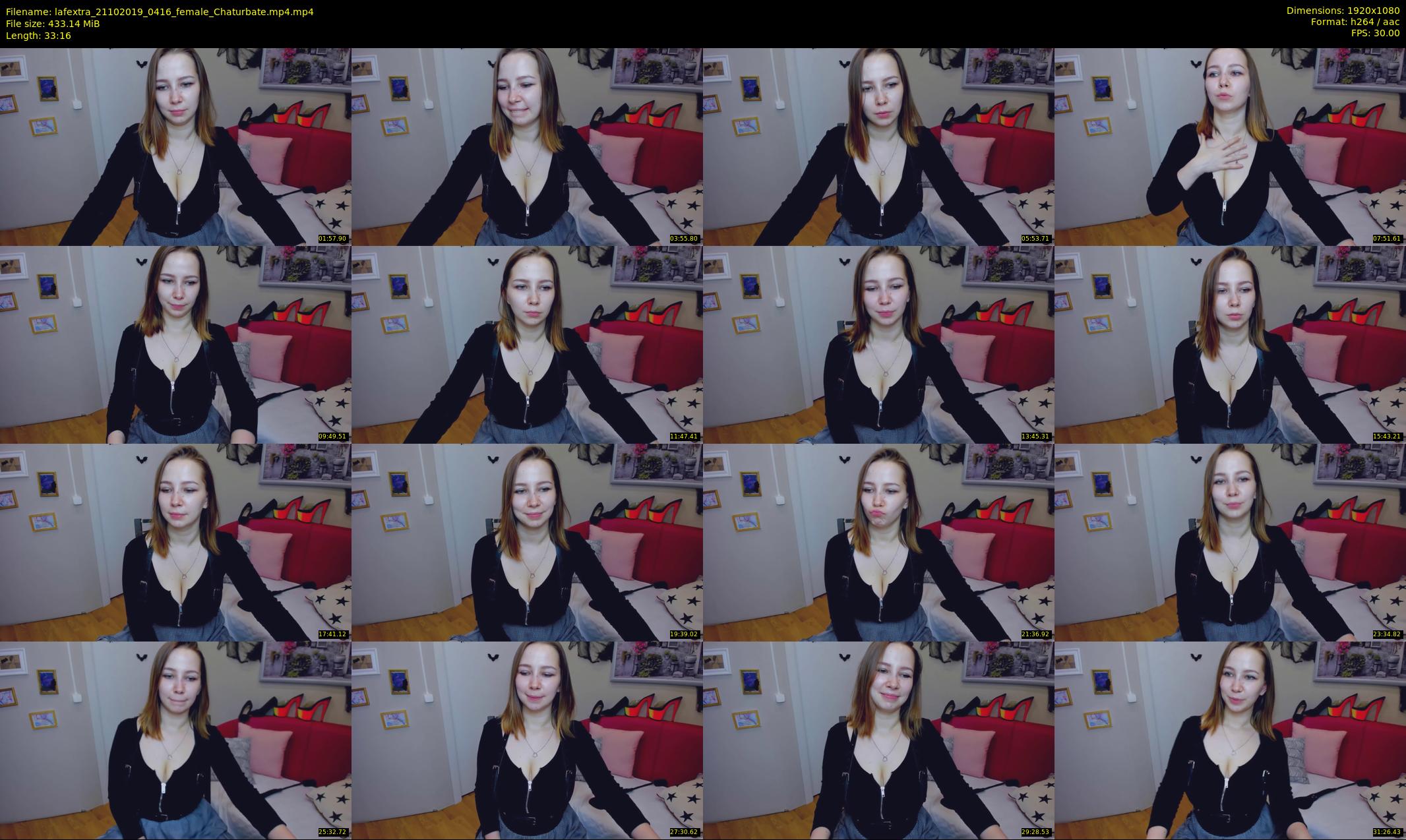lafextra — 34 minute Chaturbate female cam show recording, 1080p, Oct 21, 2019
