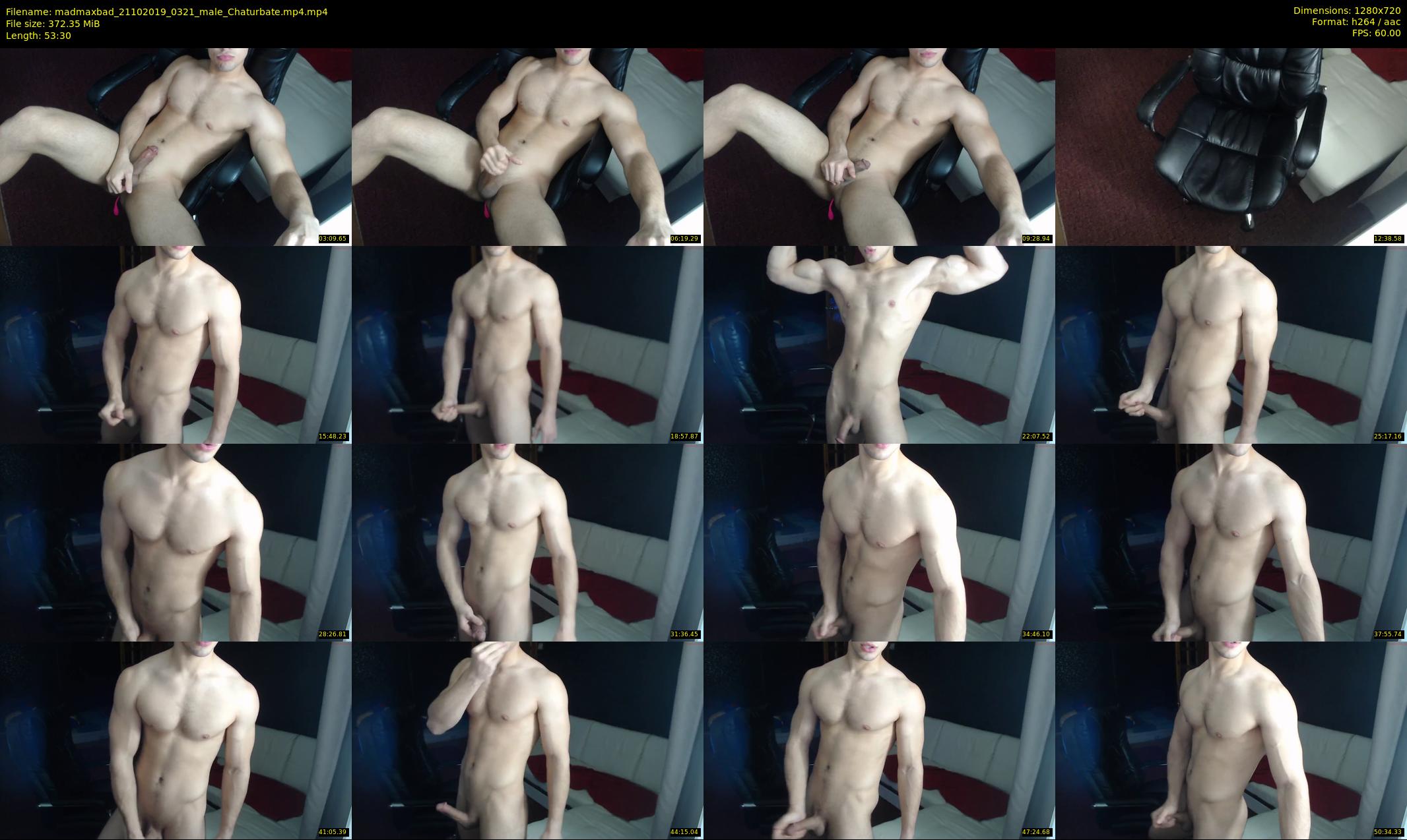 madmaxbad — 54 minute Chaturbate male cam show recording, 720p, Oct 21, 2019