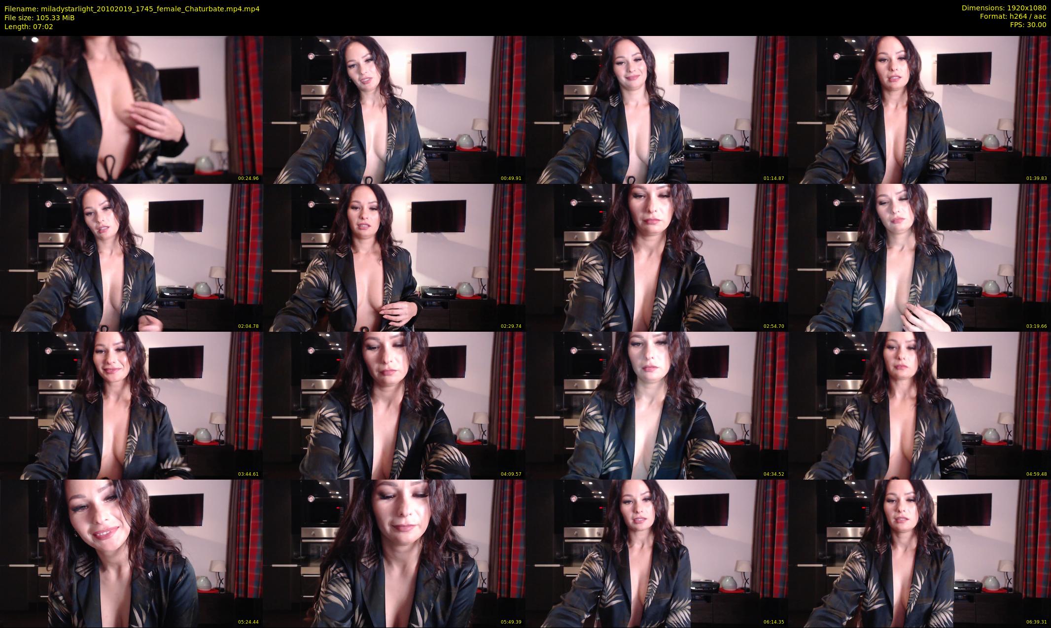miladystarlight — 8 minute Chaturbate female cam show recording, 1080p, Oct 20, 2019