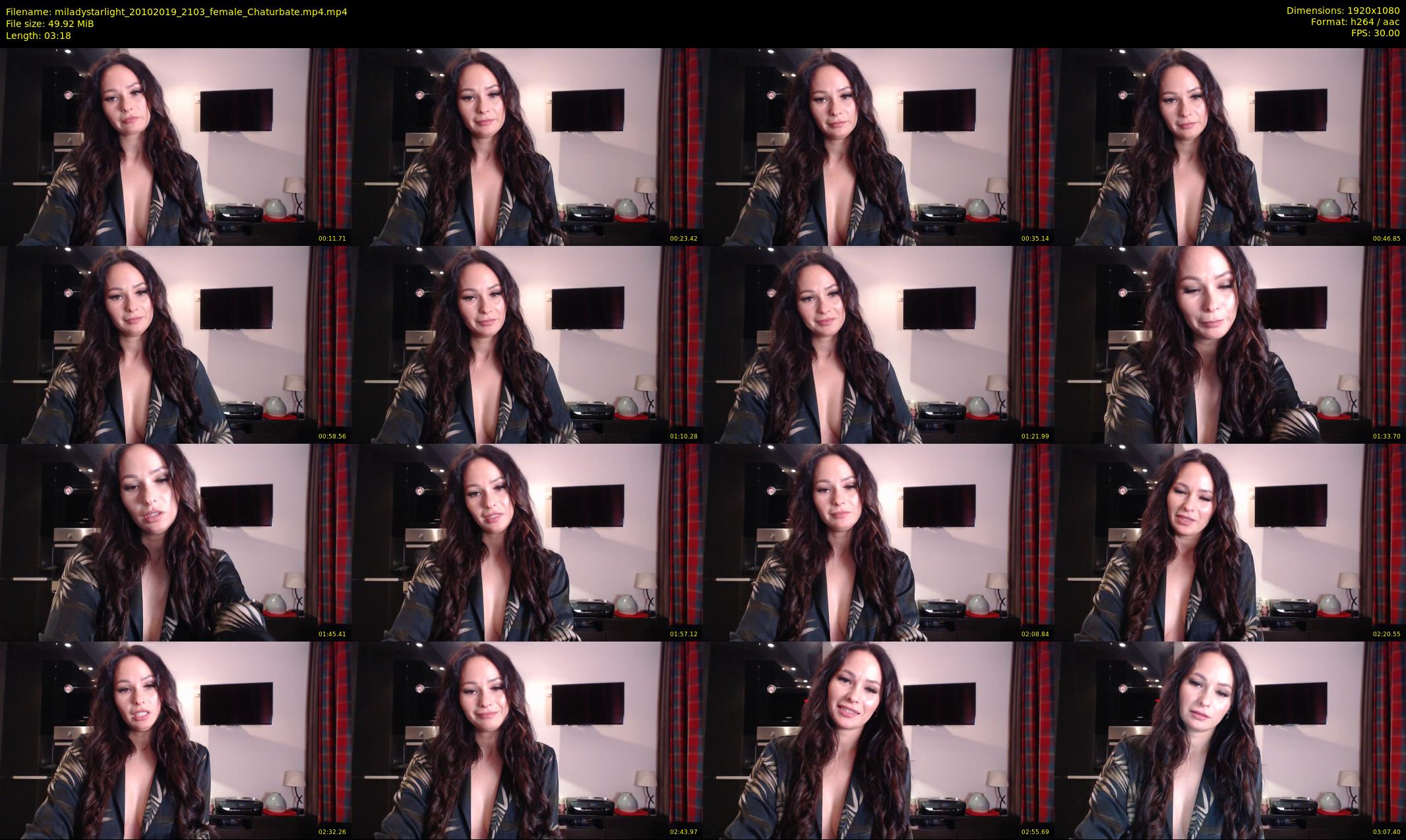miladystarlight — 4 minute Chaturbate female cam show recording, 1080p, Oct 20, 2019
