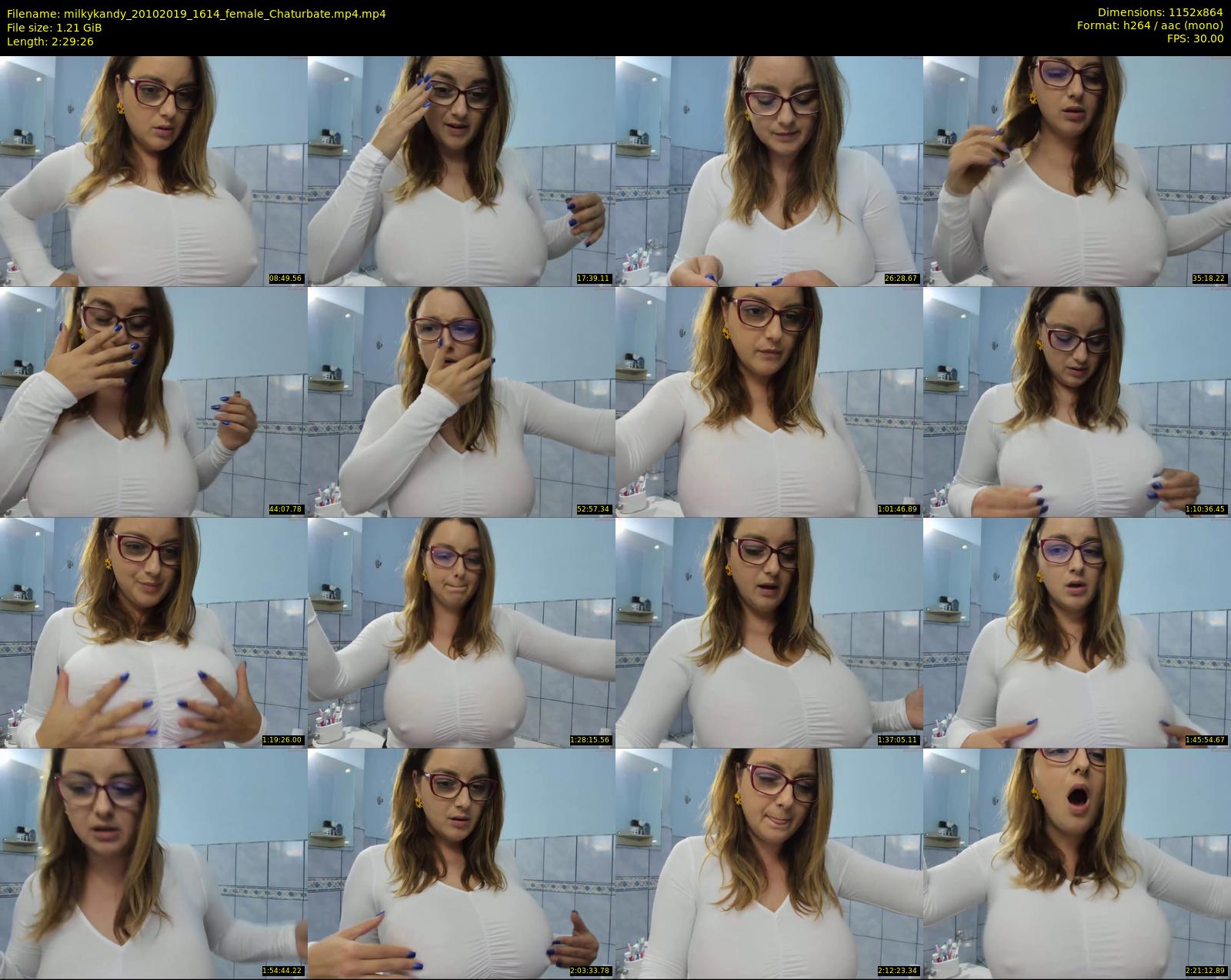 milkykandy — 150 minute Chaturbate female cam show recording, 720p, Oct 20, 2019
