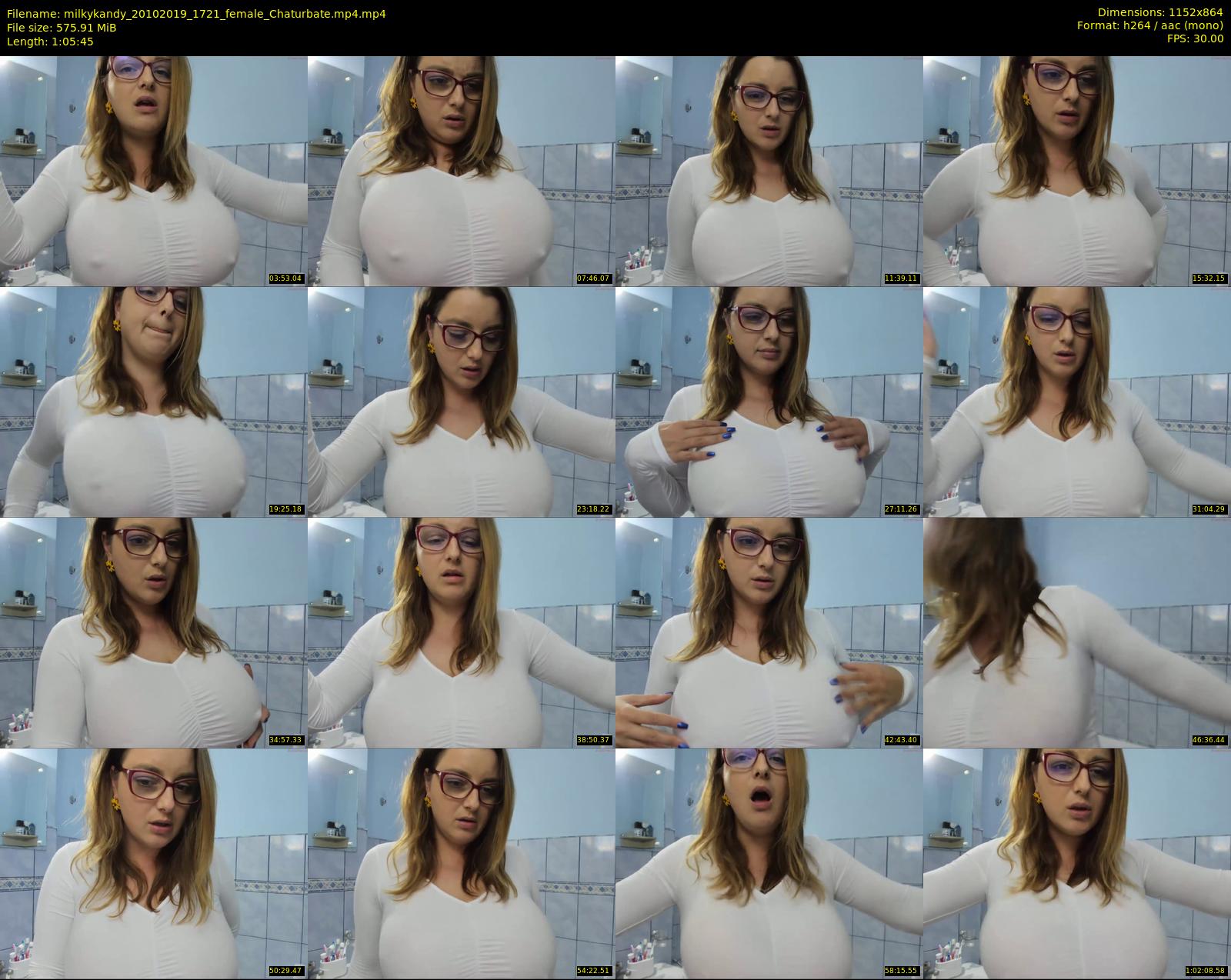 milkykandy — 66 minute Chaturbate female cam show recording, 720p, Oct 20, 2019