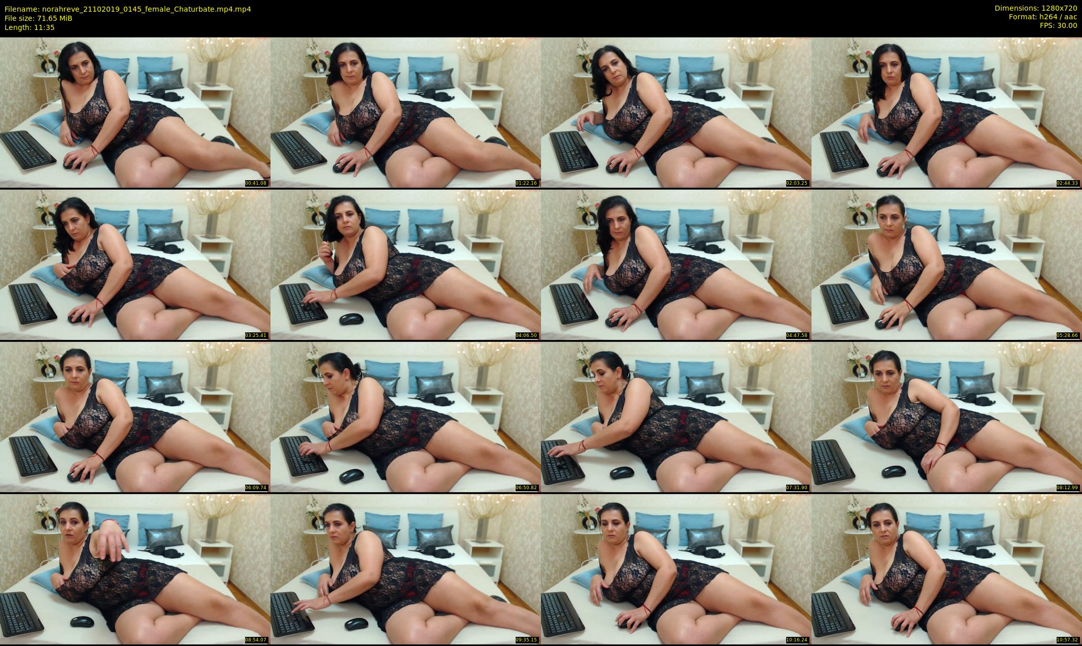 norahreve — 12 minute Chaturbate female cam show recording, 720p, Oct 21, 2019
