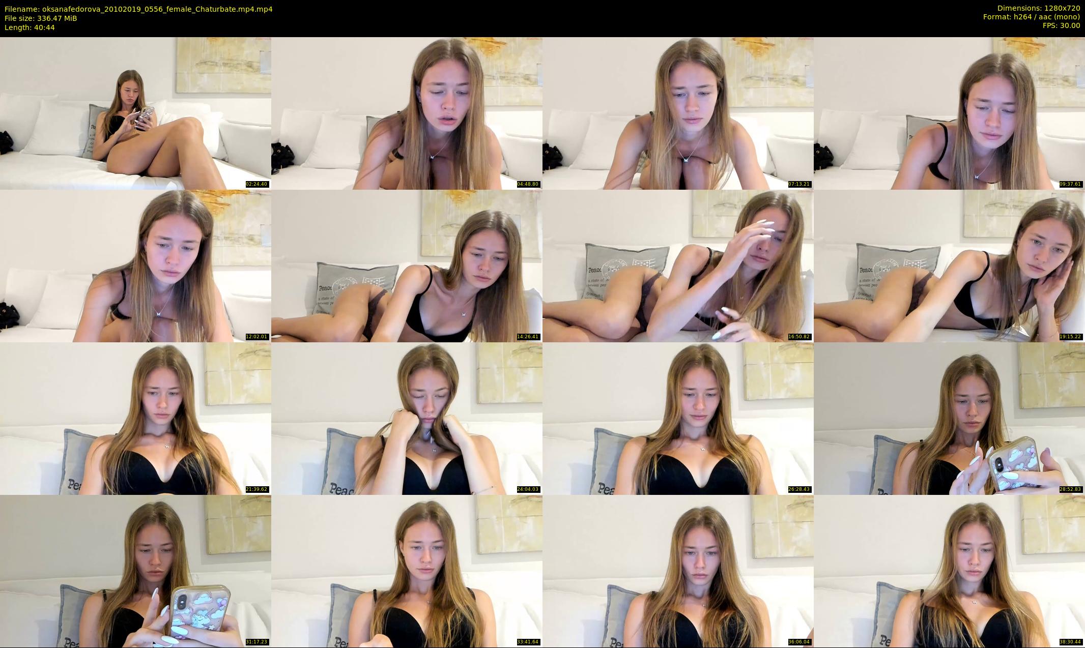 oksanafedorova — 41 minute Chaturbate female cam show recording, 720p, Oct 20, 2019