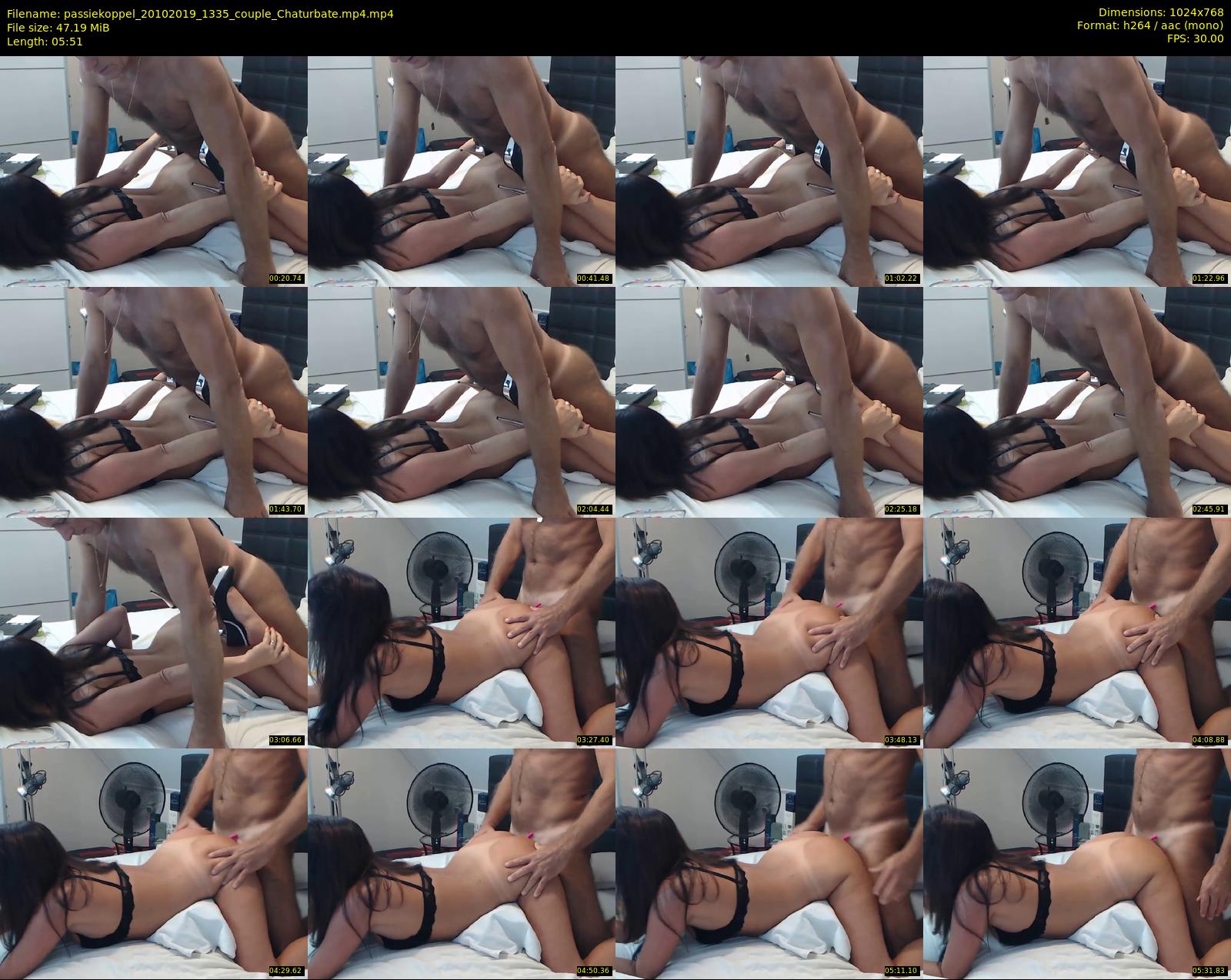 passiekoppel — 6 minute Chaturbate couple cam show recording, 720p, Oct 20, 2019