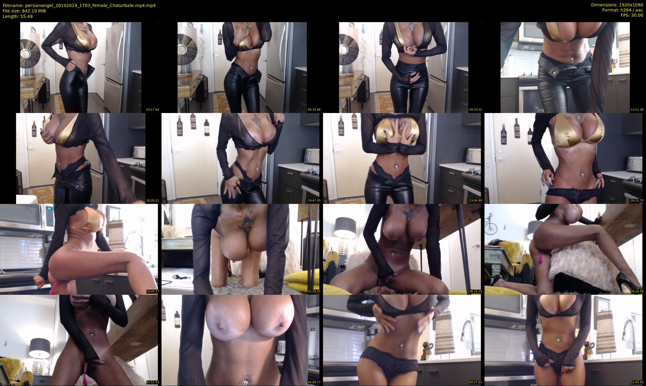 persianangel — 56 minute Chaturbate female cam show recording, 1080p, Oct 20, 2019