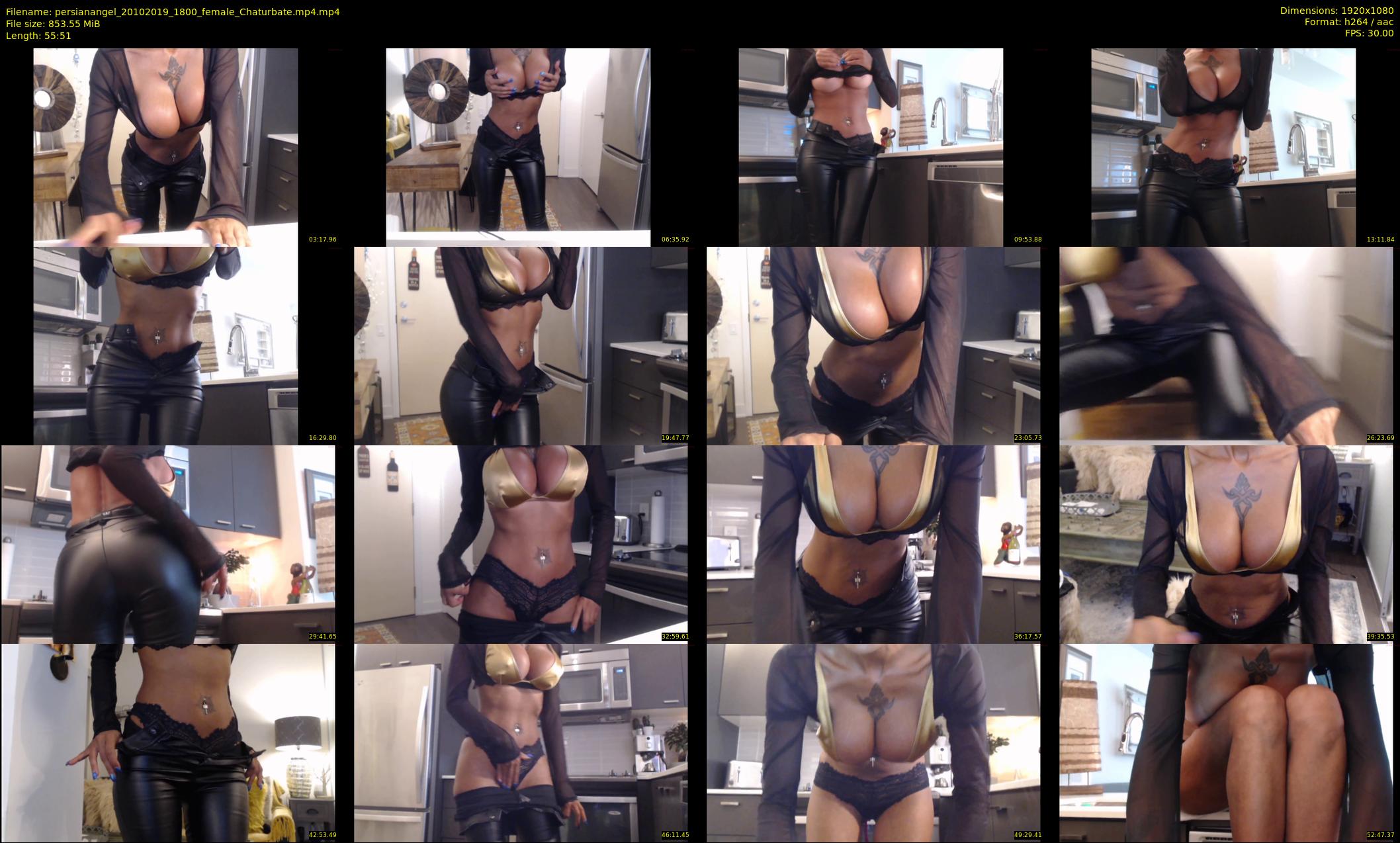 persianangel — 56 minute Chaturbate female cam show recording, 1080p, Oct 20, 2019