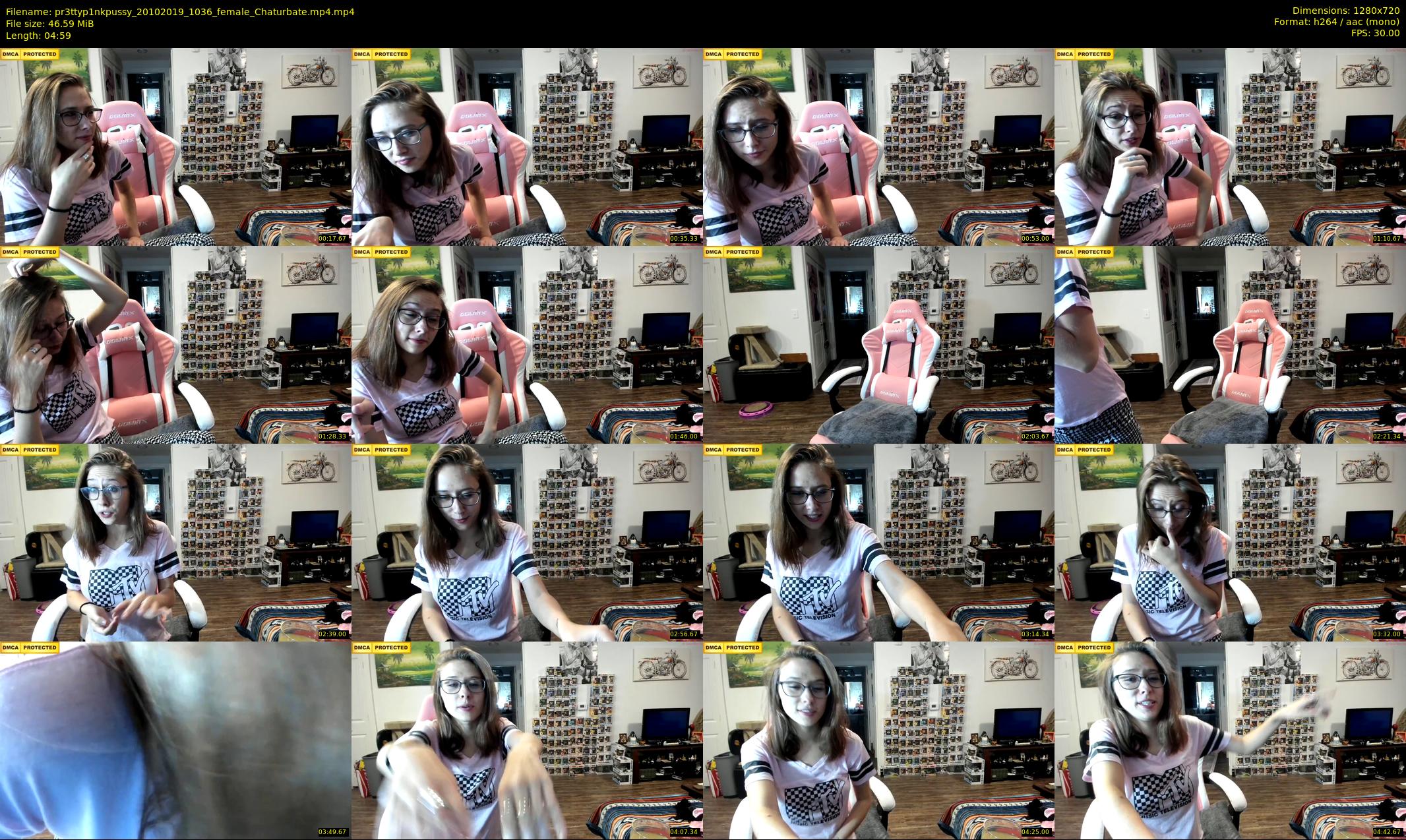 pr3ttyp1nkpussy — 5 minute Chaturbate couple cam show recording, 720p, Oct 20, 2019
