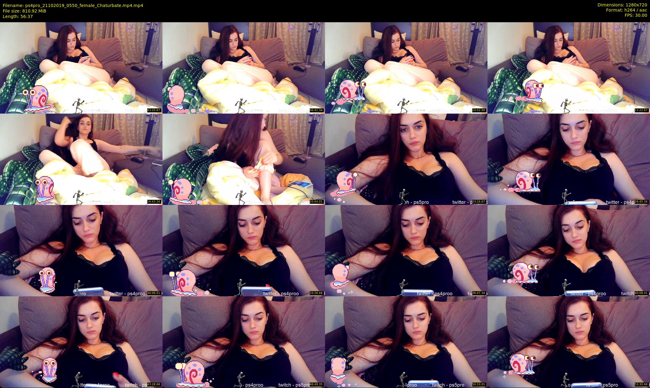 ps4pro — 57 minute Chaturbate female cam show recording, 720p, Oct 21, 2019