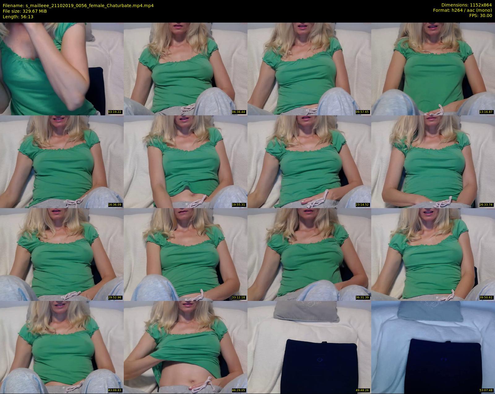 s_mailleee — 57 minute Chaturbate female cam show recording, 720p, Oct 21, 2019