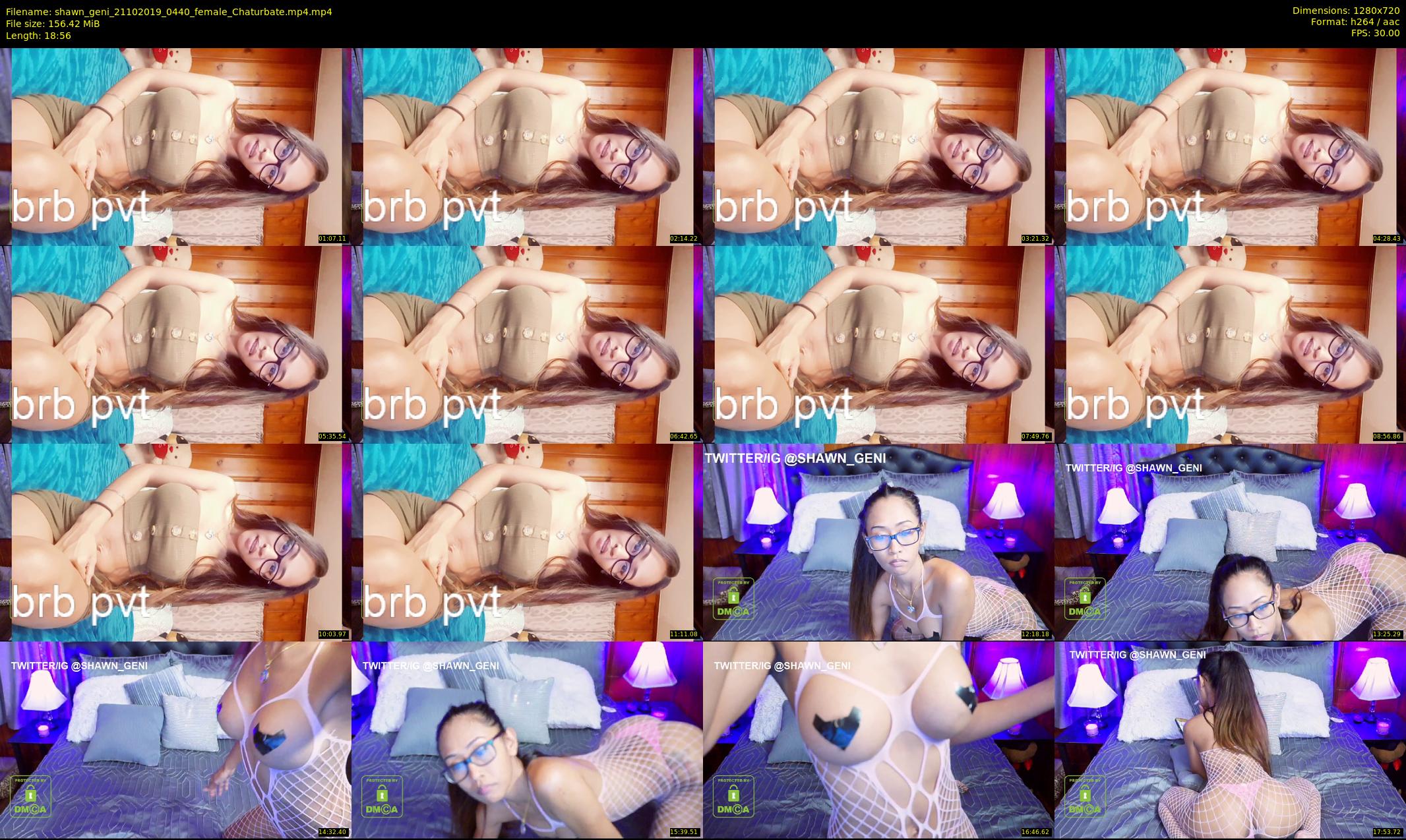 shawn_geni — 19 minute Chaturbate couple cam show recording, 720p, Oct 21, 2019